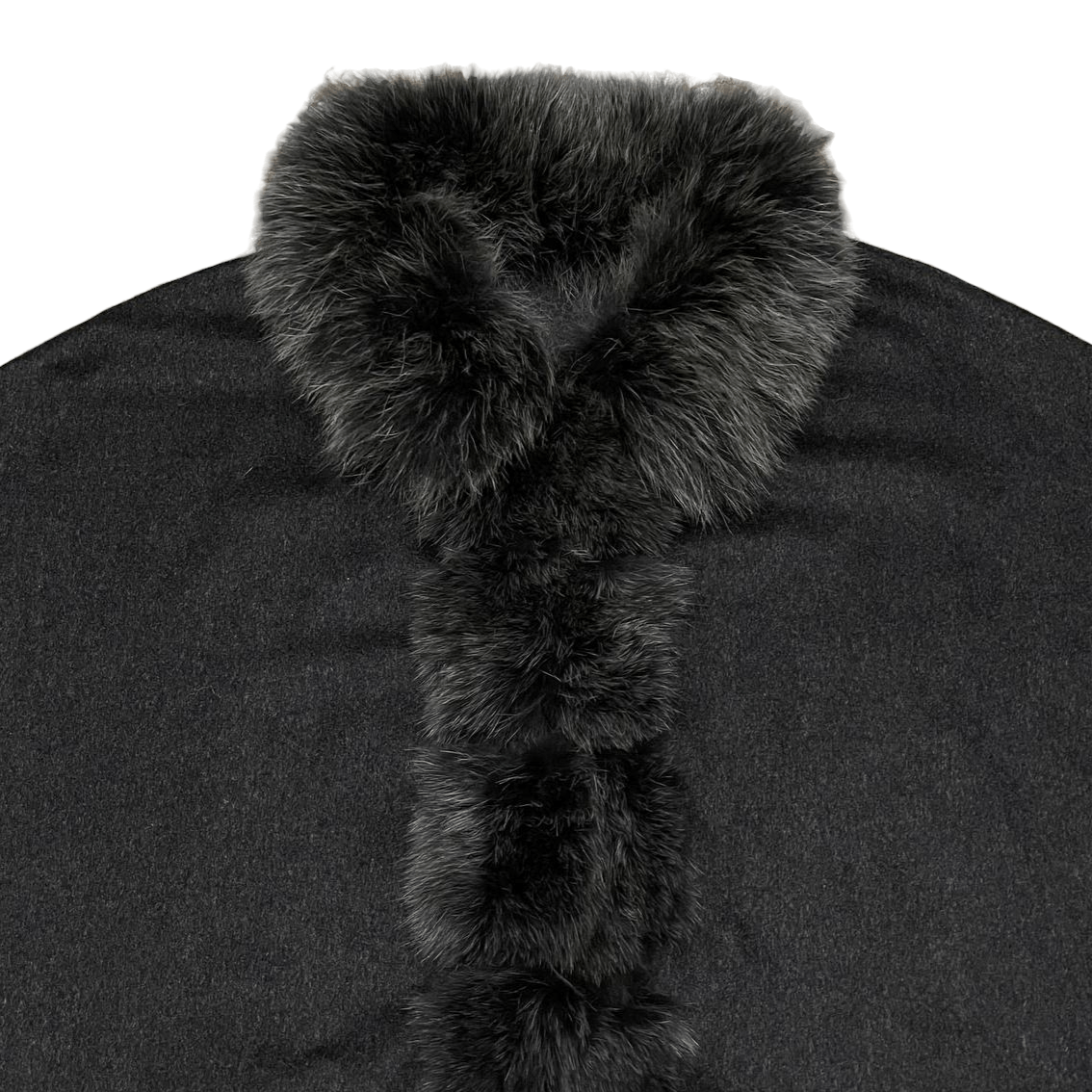 Sagafurs Archive Rare Saga Fox Furs Capes Cashmere 100% Size US L / EU 52-54 / 3 - 2 Thumbnail
