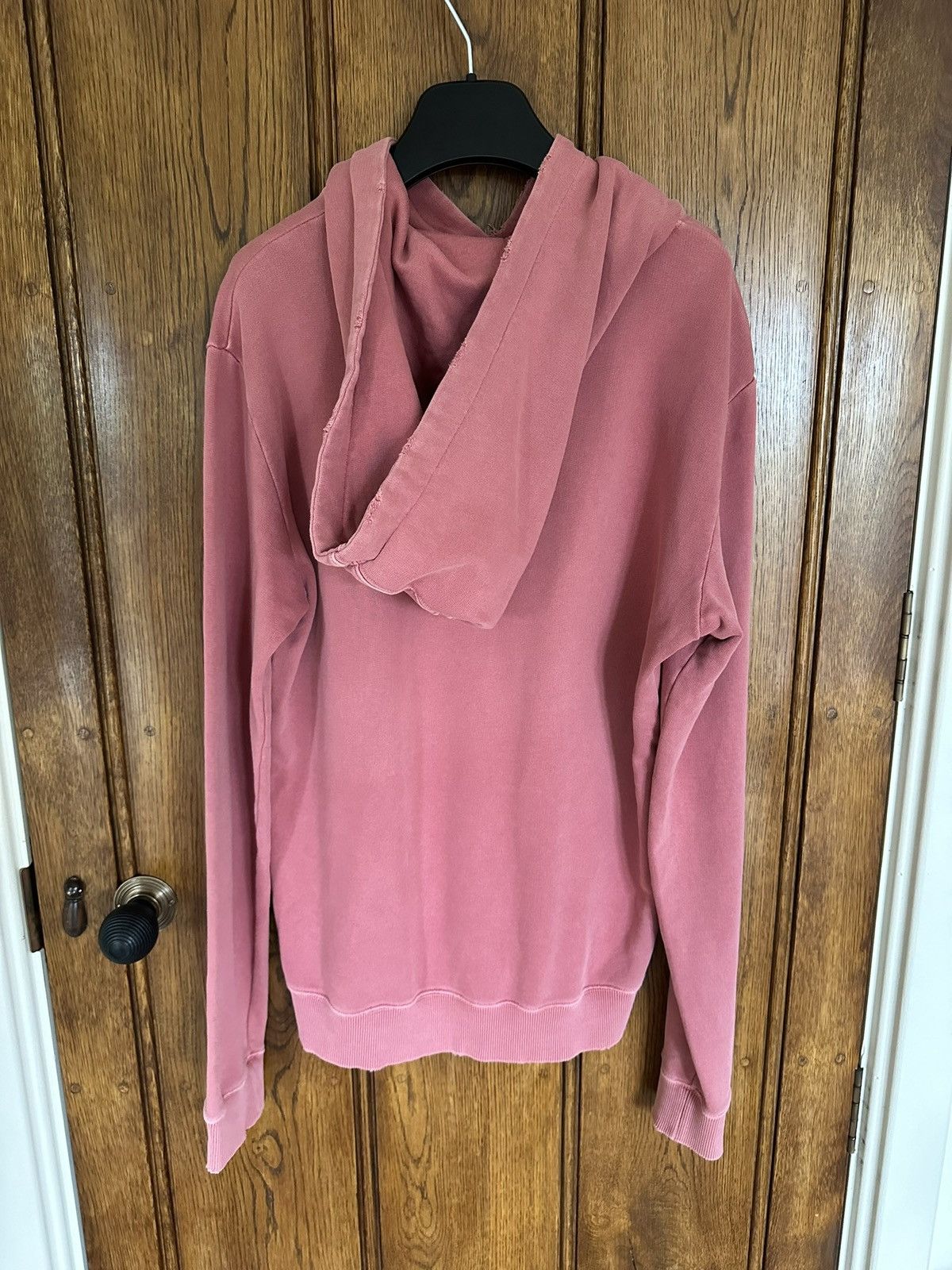 Saint Laurent Paris Saint Laurent Rive Gauche logo distressed hoodie $990 Size US XS / EU 42 / 0 - 15 Thumbnail