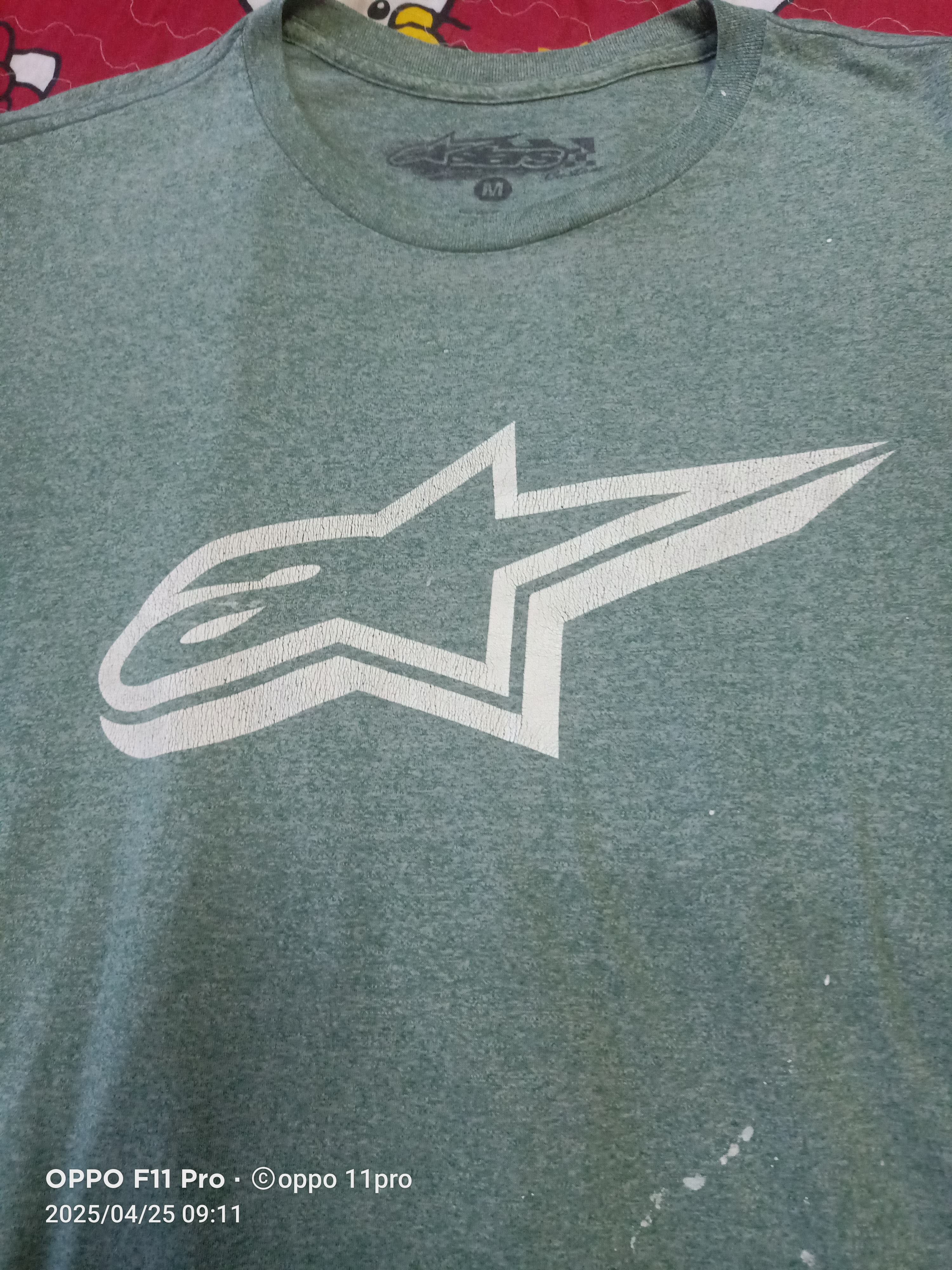Alpinestars × Vintage Alipenstar Tee Shirt Big Logo Front Size US M / EU 48-50 / 2 - 3 Thumbnail