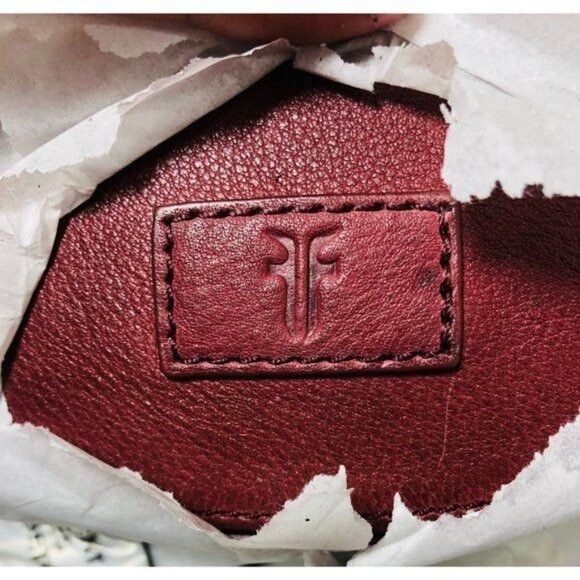 Frye Frye Womens Brick Red Perforated Leather Fold Over Crossbody Size ONE SIZE - 7 Thumbnail