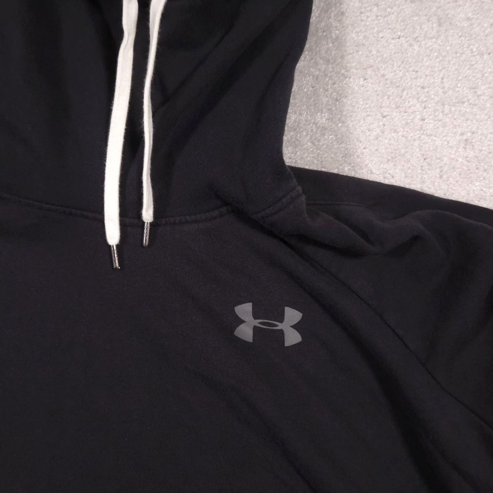 Under Armour Under Armour Hoodie Womens 2XL Black Pullover Sweatshirt Fleece Logo Athletic Hoodie Sweatshirt Size XXL / US 16-18 / IT 52-54 - 4 Thumbnail