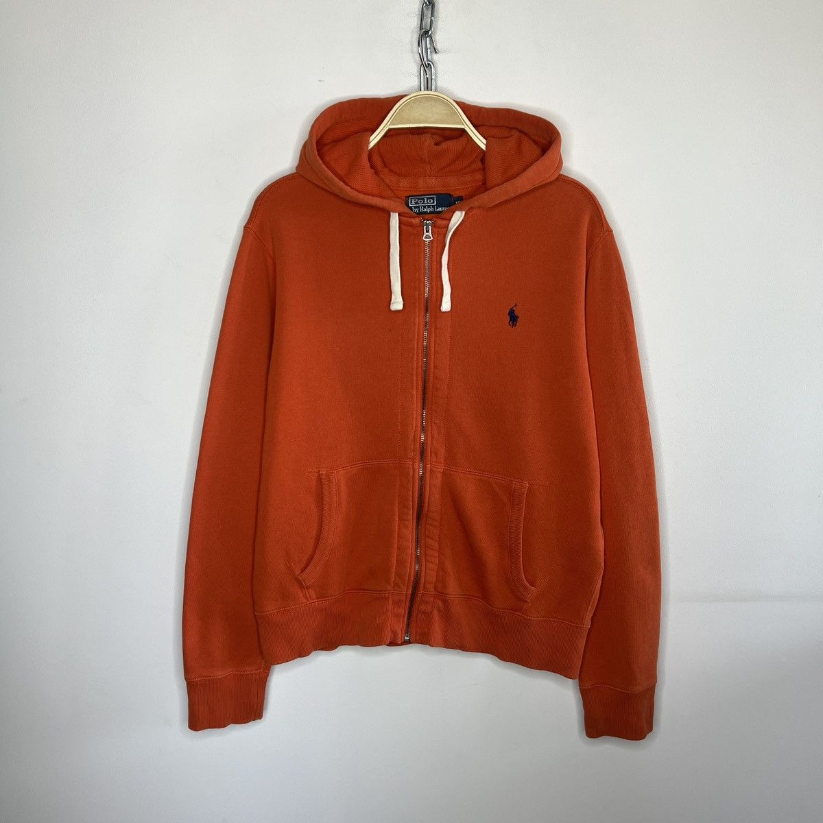Polo Ralph Lauren Polo Ralph Lauren Hoodie Sweatshirt Hooded Orange Pony Logo Size US M / EU 48-50 / 2 - 1 Thumbnail