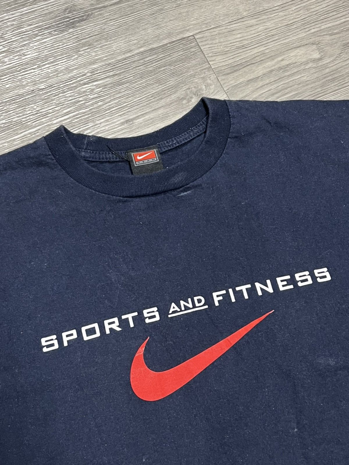 Nike × Vintage Nike team vintage men’s t-shirt Size US XL / EU 56 / 4 - 3 Thumbnail