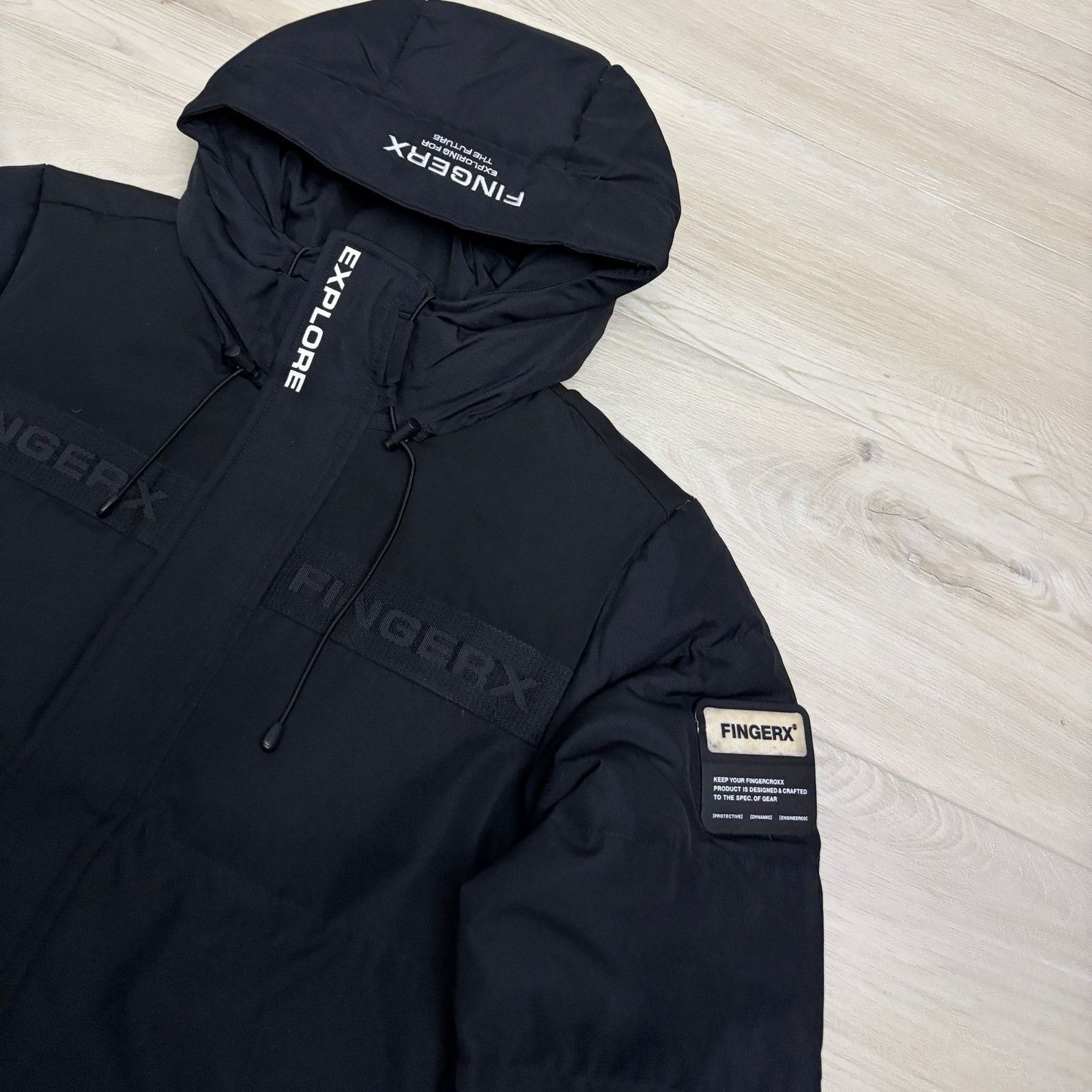 Fingercroxx FINGERCROXX Down Winter Puffer Parka Jacket Coat Mens Small Size US S / EU 44-46 / 1 - 2 Thumbnail