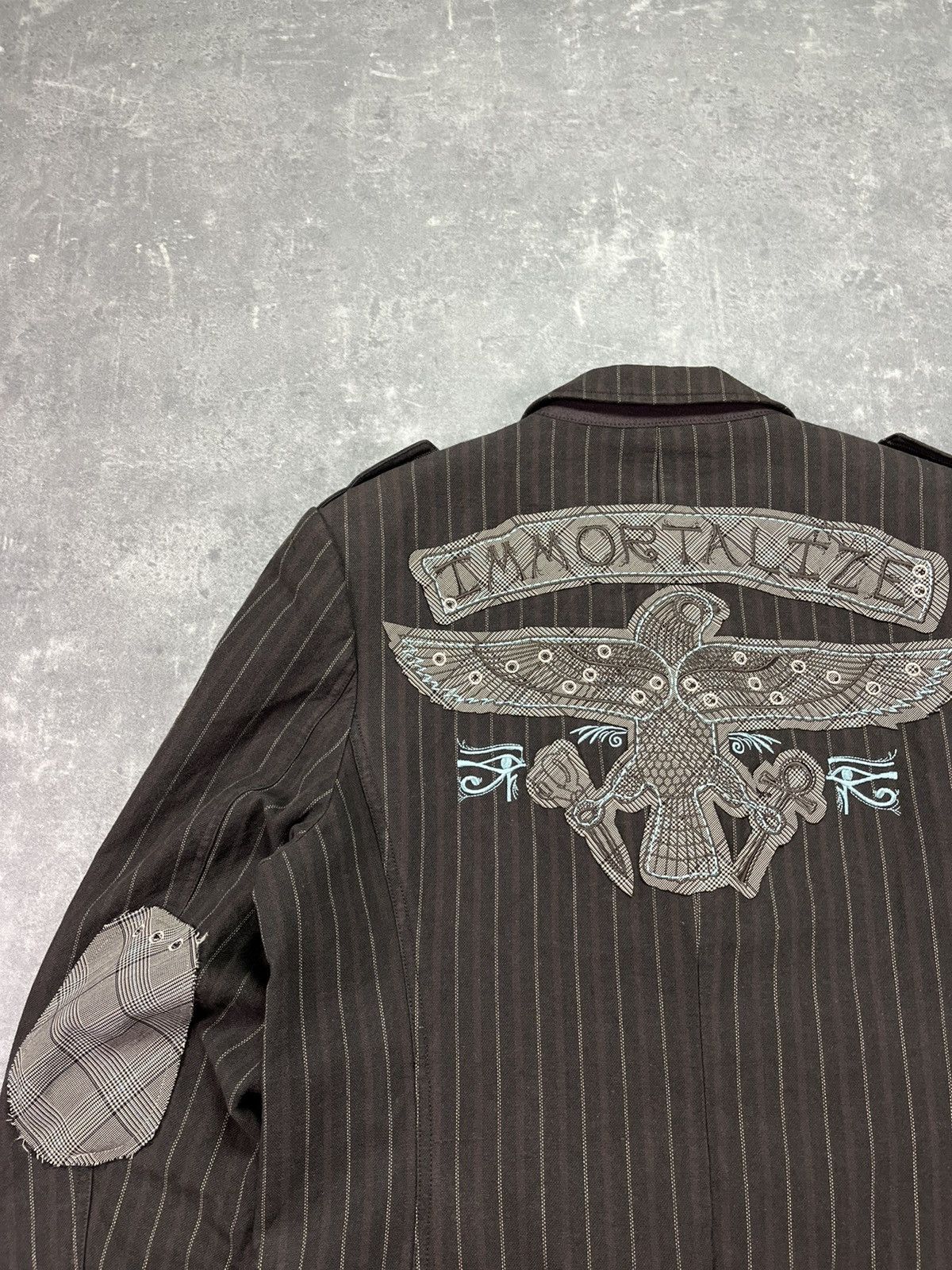 Marc Ecko Marc Ecko Immortalize Embroidered Blazer Jacket 00s Y2K L Size US L / EU 52-54 / 3 - 11 Thumbnail