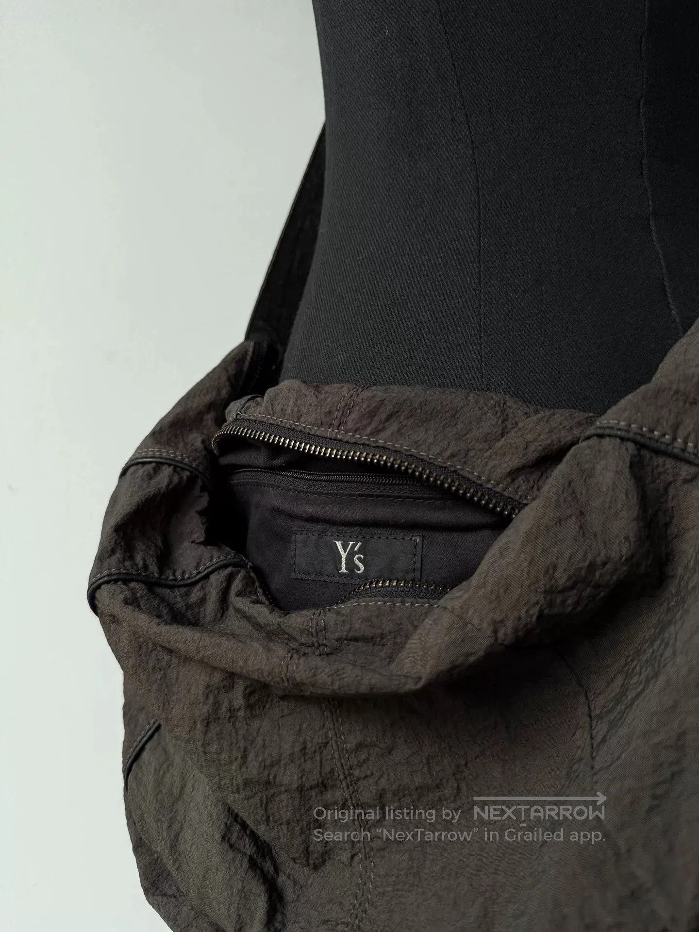 Yohji Yamamoto yohji yamamoto unique textured shoulder bag. Size ONE SIZE - 9 Thumbnail