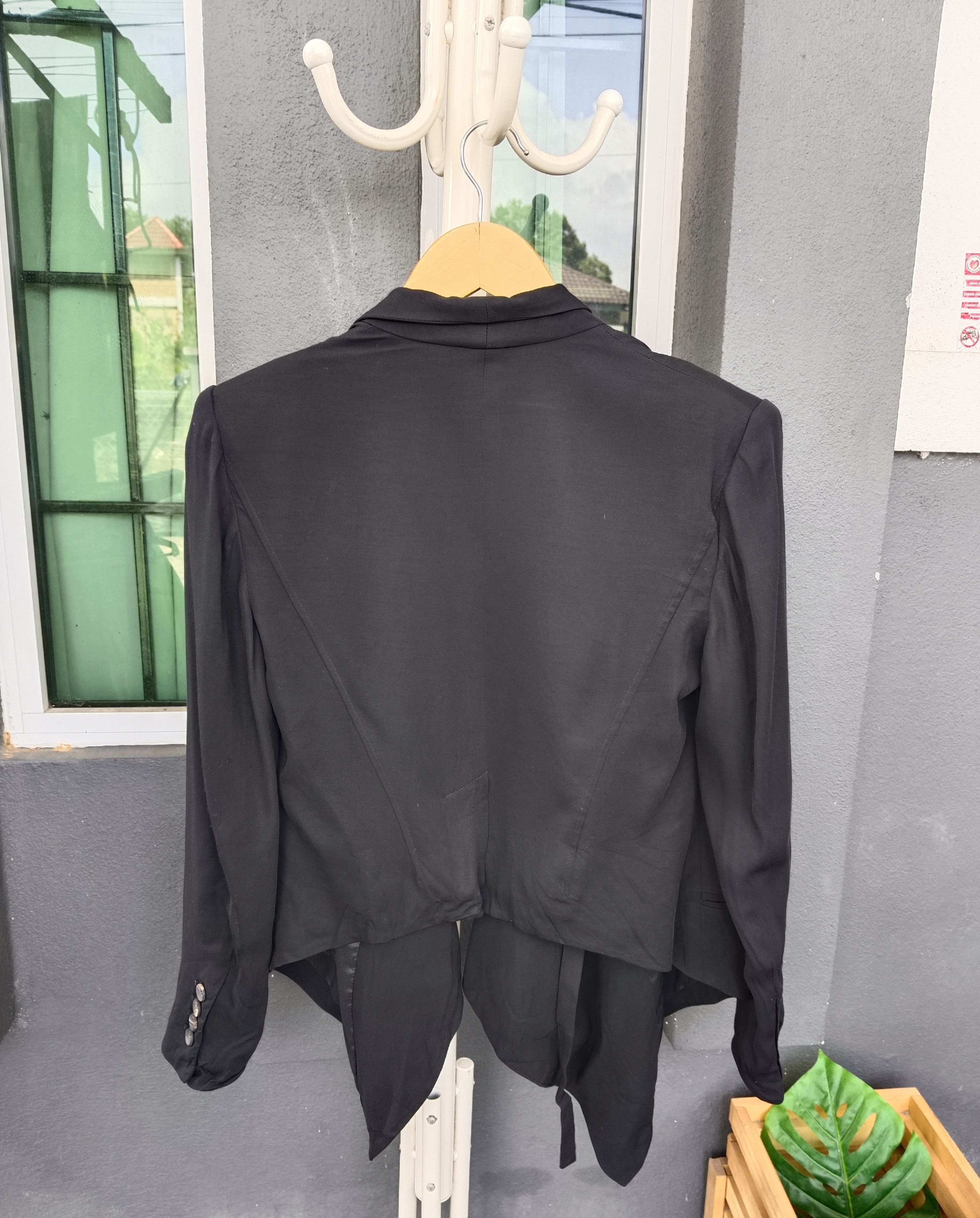 Helmut Lang SHEER DRAPED BLAZER BY HELMUT LANG Size XS / US 0-2 / IT 36-38 - 4 Thumbnail