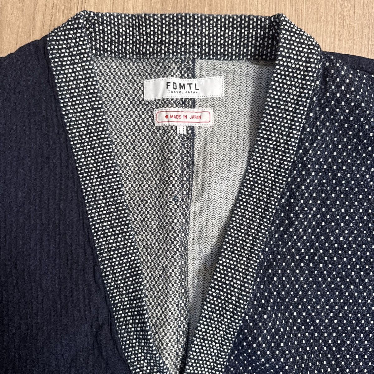 FDMTL FDMTL Tokyo Sashiko Patchwork Cardigan Size 3 Made in Japan Size US M / EU 48-50 / 2 - 2 Thumbnail
