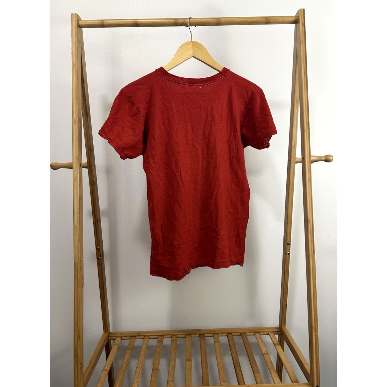 Vintage VTG 60s 70s Camp Occoneechee Summer Camper Staff T-Shirt Size M Red 70s Men Short Sleeve Vintage Camp T-Shirt Mens M Size US M / EU 48-50 / 2 - 2 Thumbnail