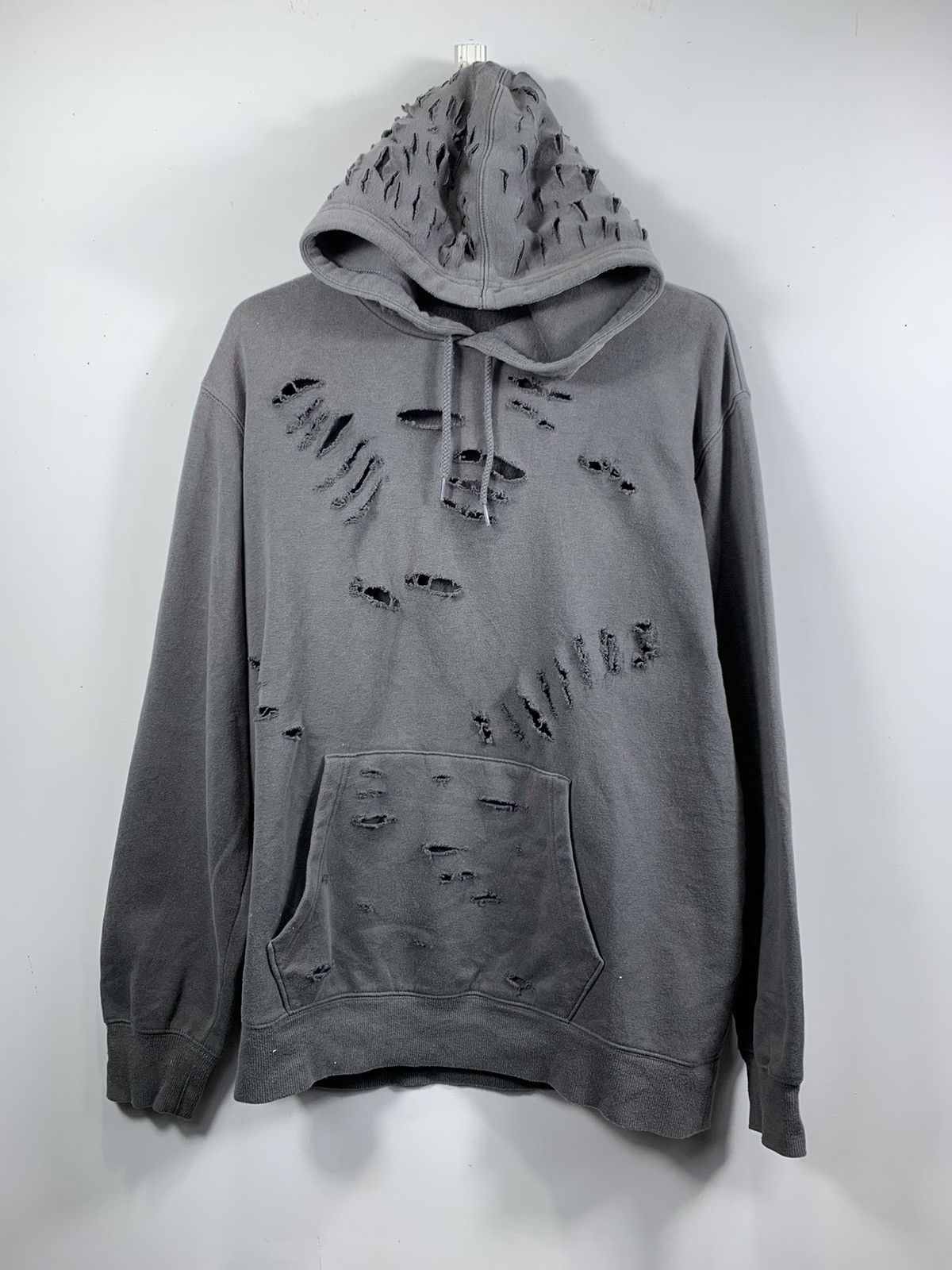 Hysteric Glamour × If Six Was Nine × Japanese Brand Distressed Hoodie Faded GU Ifsixwasnine lgb Size US XL / EU 56 / 4 - 1 Thumbnail