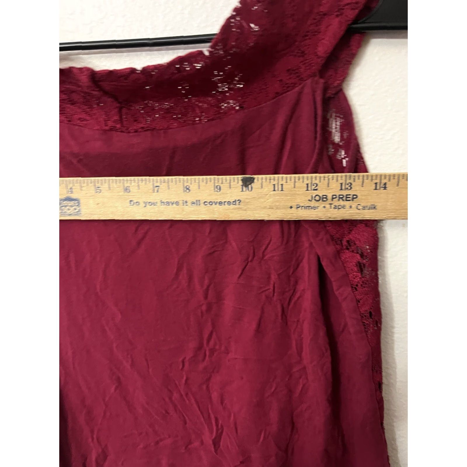 Vintage Atmosphere Brand Blouse Tank Top Womens UK 16 Layered Sleeveless V-Neck Neck Red Top Size XXL / US 16-18 / IT 52-54 - 4 Thumbnail
