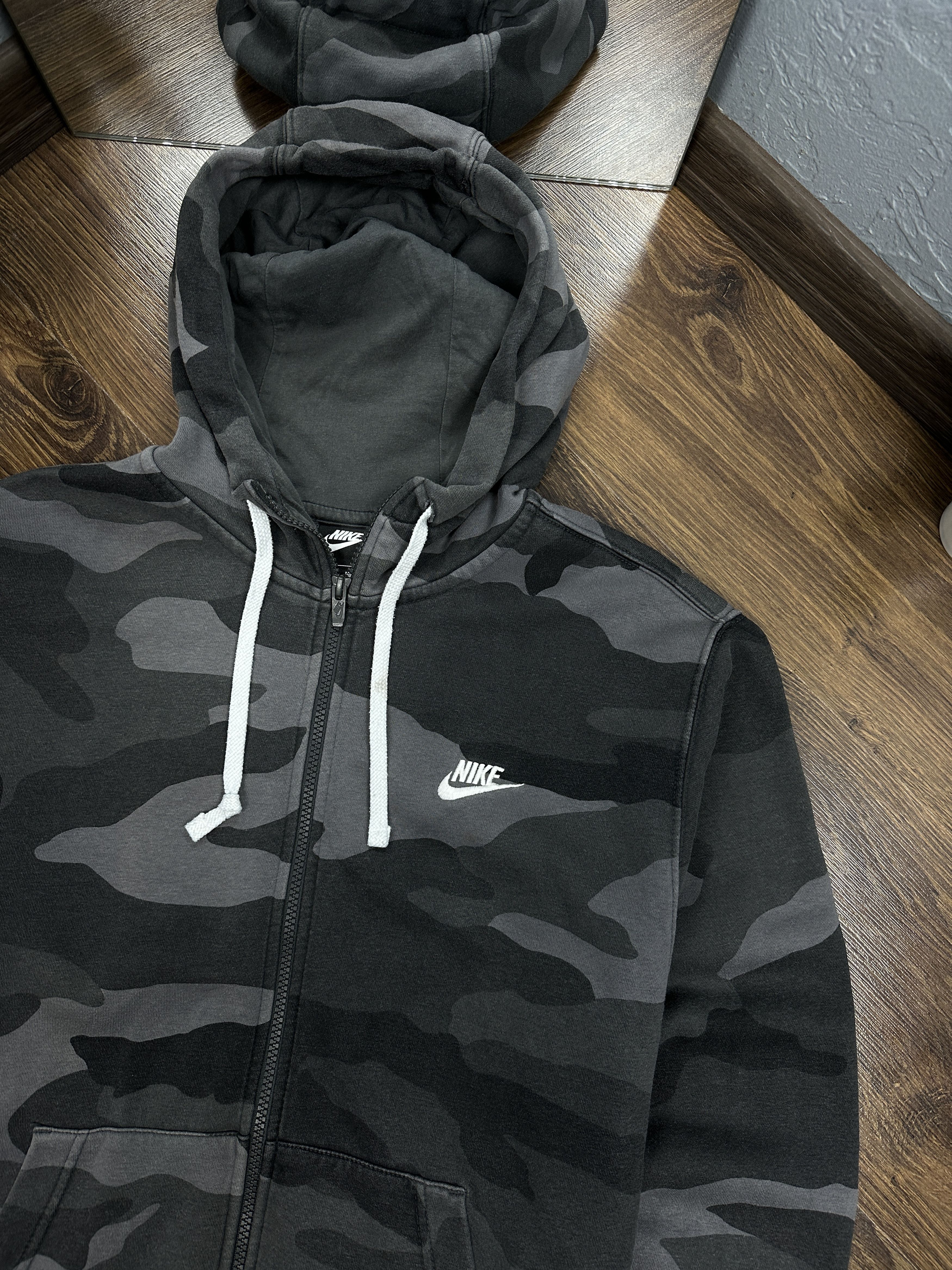 Nike Nike Mens Camo Zip Hoodie Size US M / EU 48-50 / 2 - 2 Thumbnail