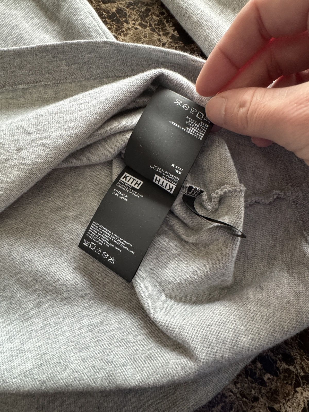 Kith Kith Classic Logo L/S Tee - Grey Size US S / EU 44-46 / 1 - 6 Thumbnail