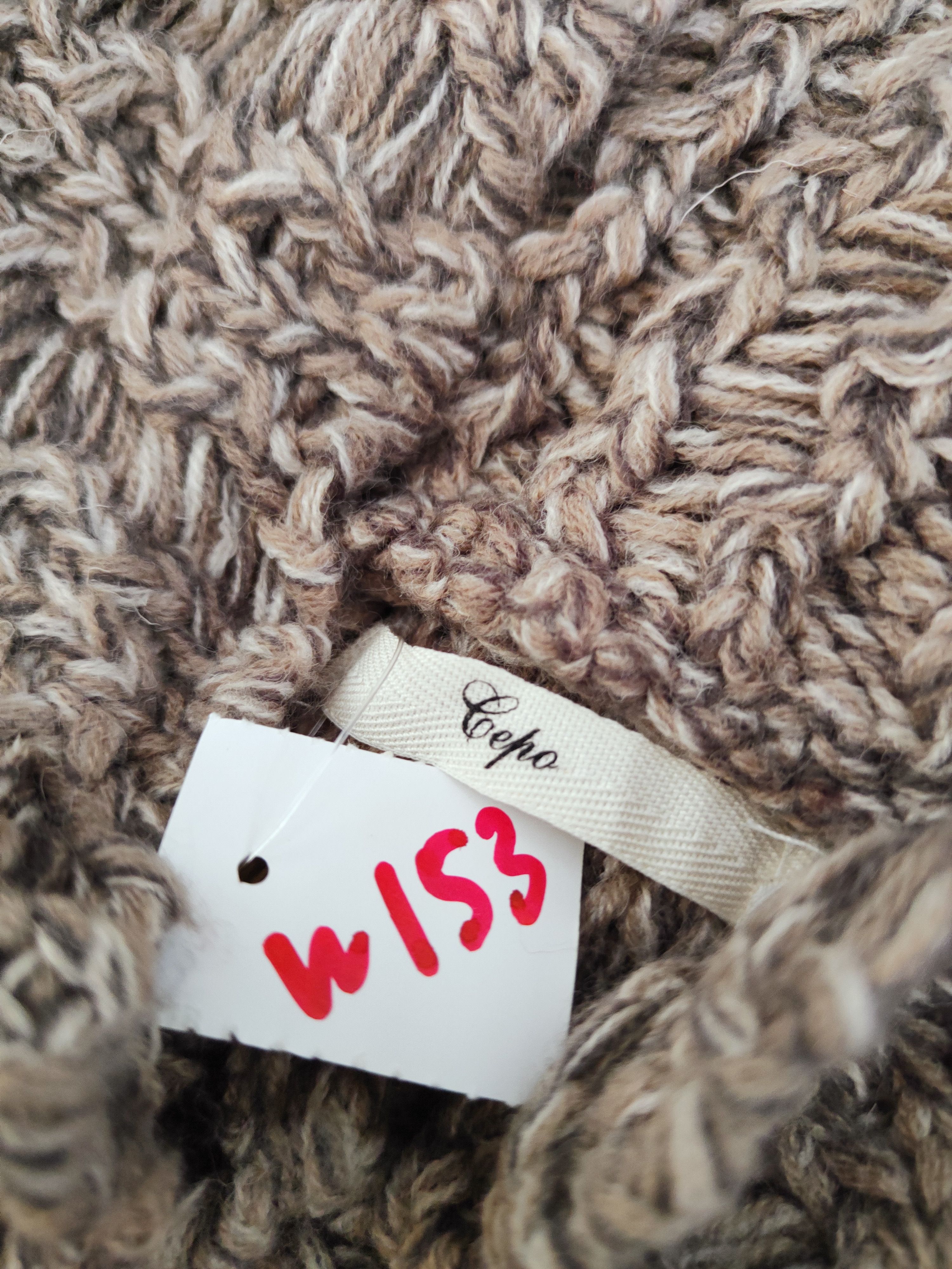 Japanese Brand Cepo Brown Duffle Knitwear Cardigan #W153 Size S / US 4 / IT 40 - 12 Thumbnail