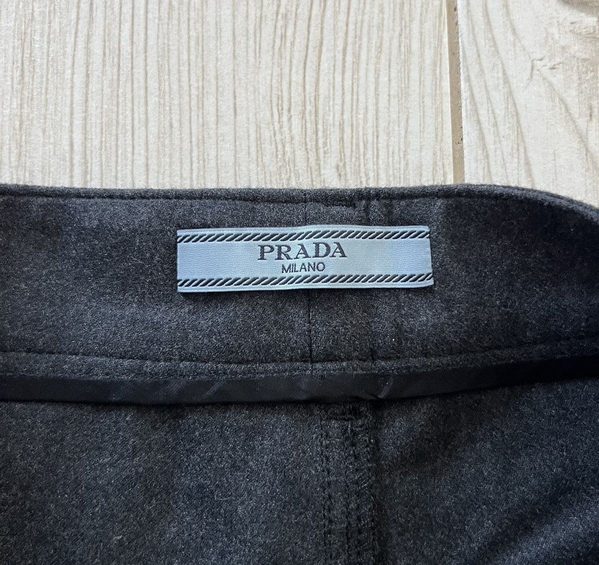 Prada Prada Wool Trousers Dark Grey Men’s Casual Pants 32 Size Size US 32 / EU 48 - 15 Thumbnail