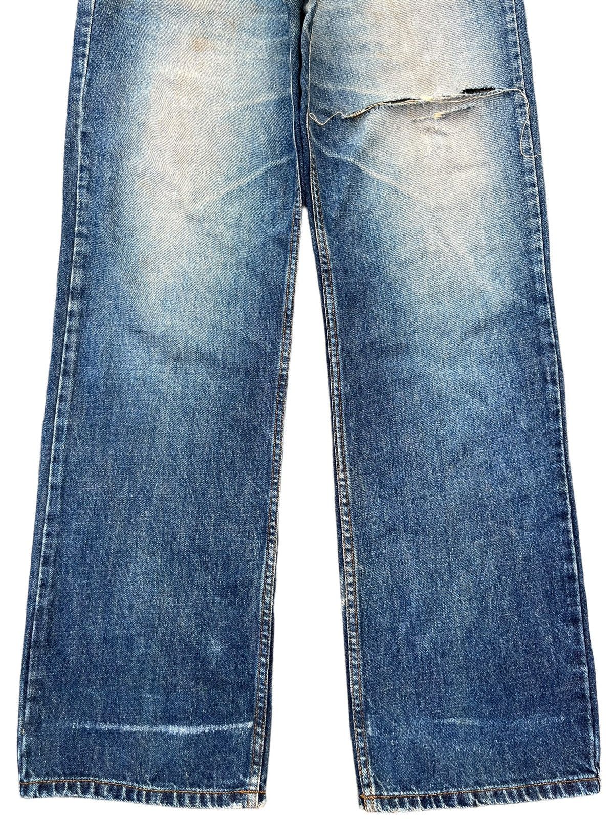 Japanese Brand × Johnbull Vintage Y2K Grunge Distressed Blue Faded Washed Loose Jeans Size US 34 / EU 50 - 5 Thumbnail
