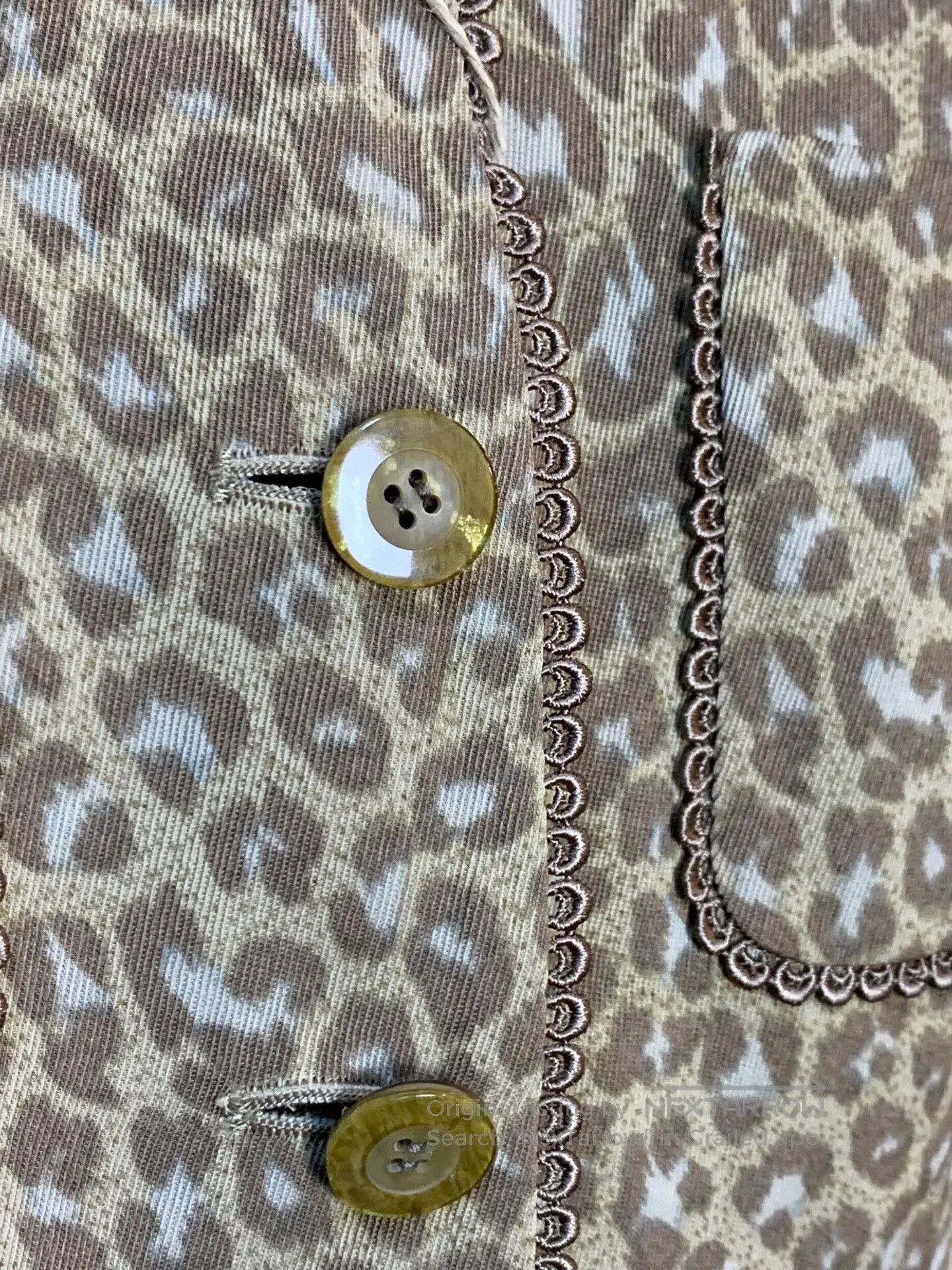 YITAI Italian Leopard Print Jacket for Spring Autumn. Size L / US 10 / IT 46 - 6 Thumbnail