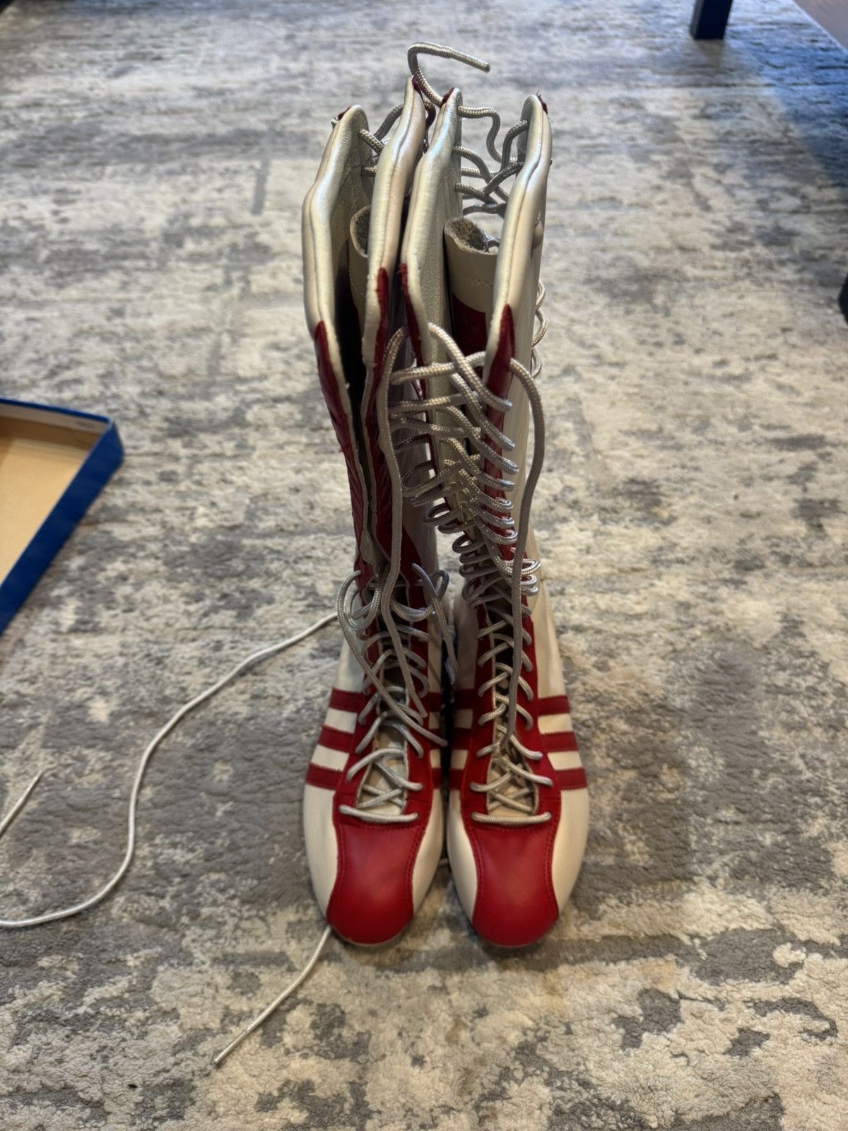 Adidas Adidas Santos 2000s Vintage Boxing Boots Size US 7.5 / IT 37.5 - 4 Thumbnail