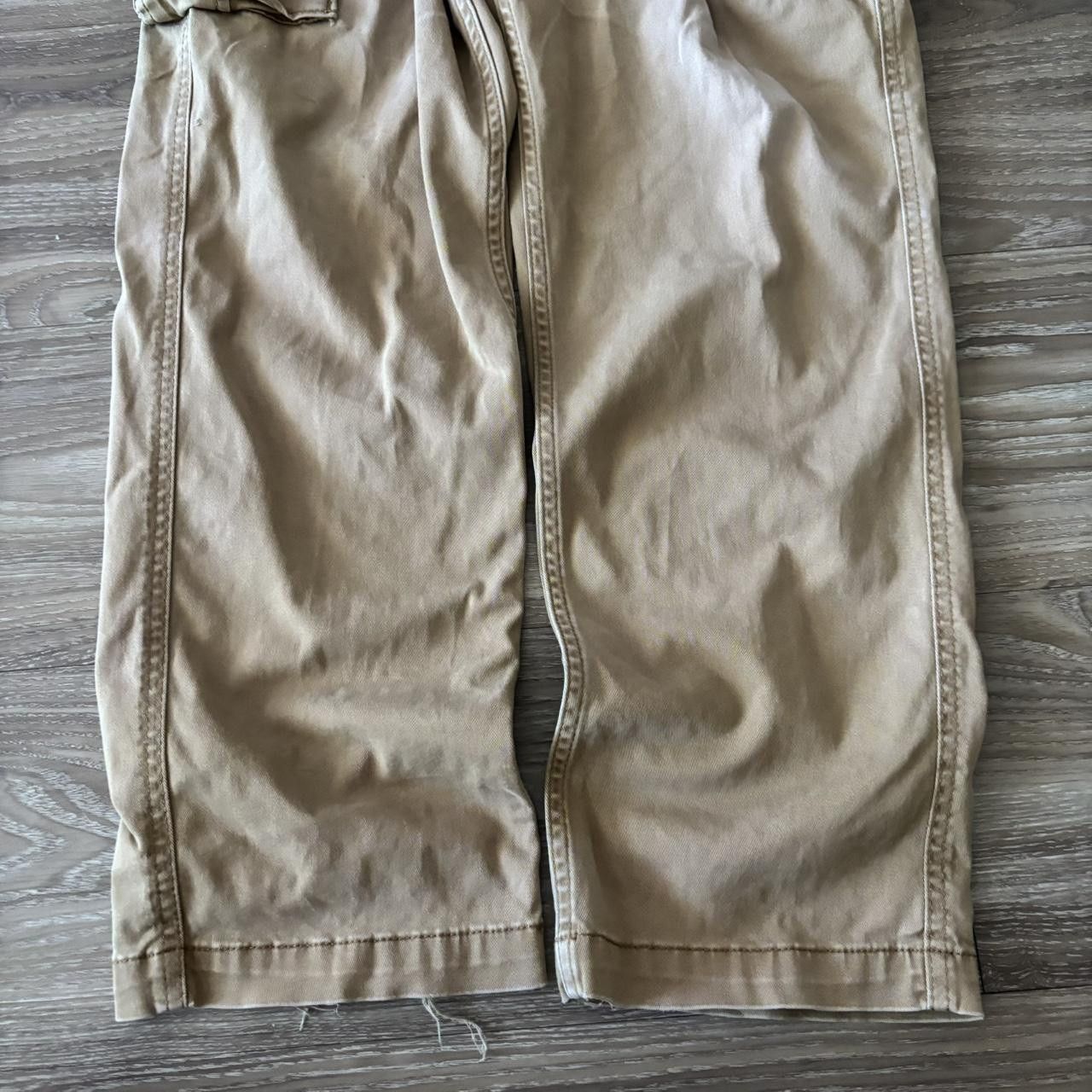 Vintage Crazy Vintage Y2K/2000s Khaki Tan Skater Essential Cargo Pants! 34x30 Size US 34 / EU 50 - 6 Thumbnail