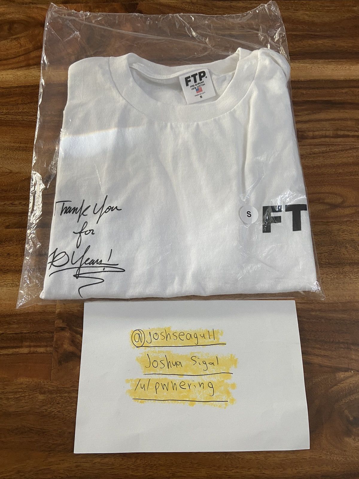 FTP Anniversary Thank store You Tee