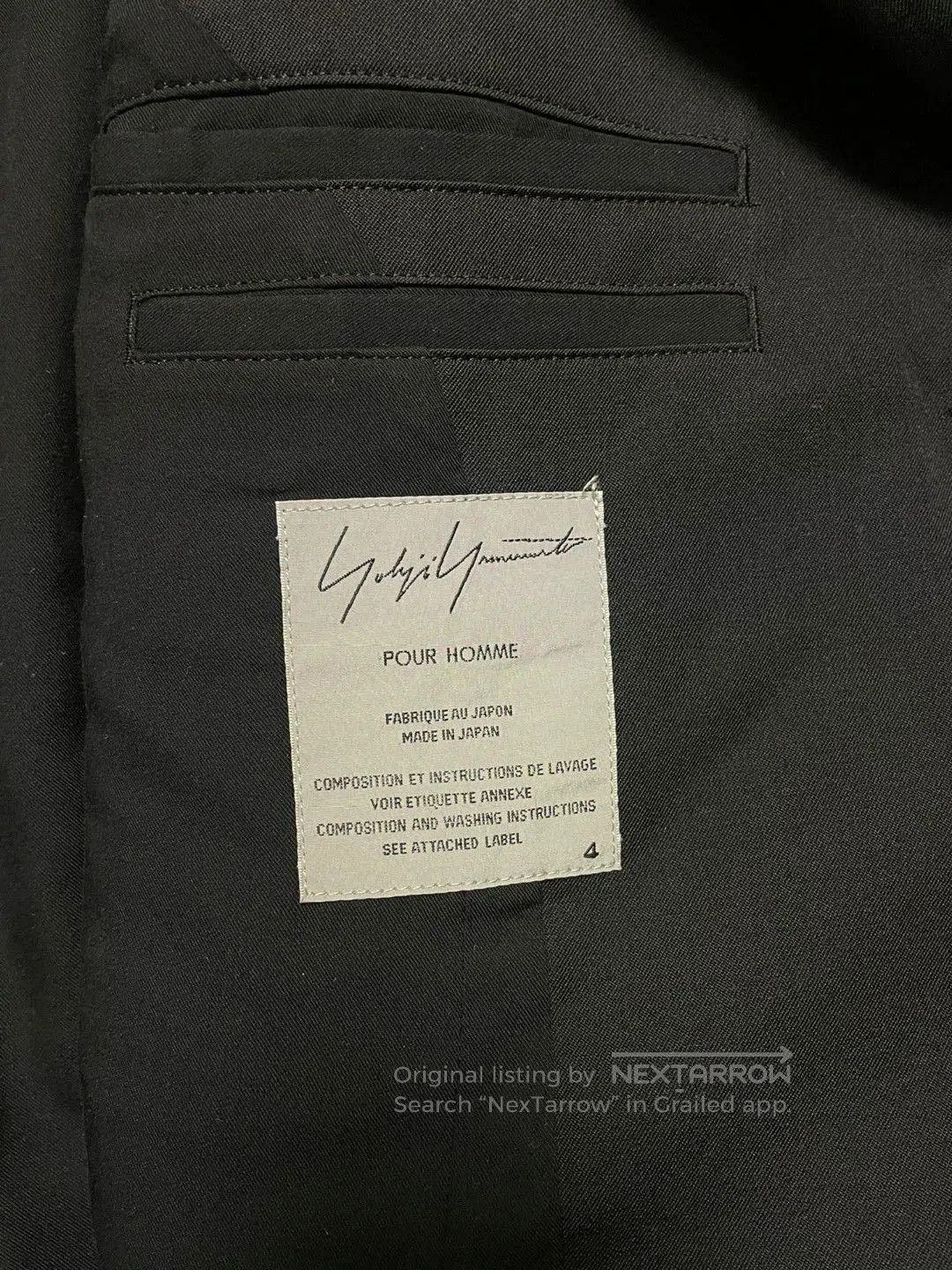 Yohji Yamamoto Yohji Yamamoto 15AW Triple Panel Jacket. Size US S / EU 44-46 / 1 - 3 Thumbnail