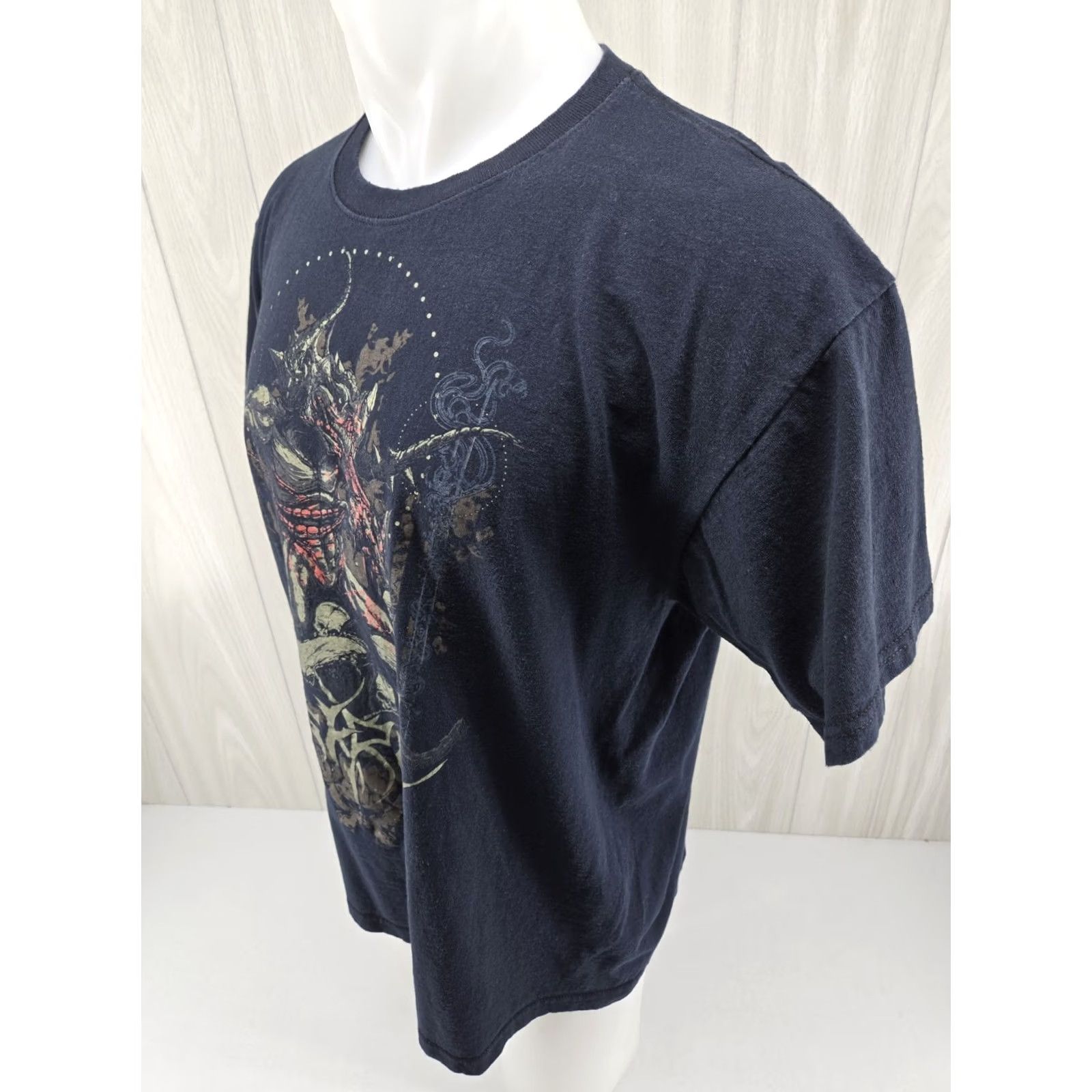 Fruit Of The Loom DISKREET Band T Shirt XL Large Black Mens Short Sleeve T-Shirt Band XL Size US XL / EU 56 / 4 - 5 Thumbnail