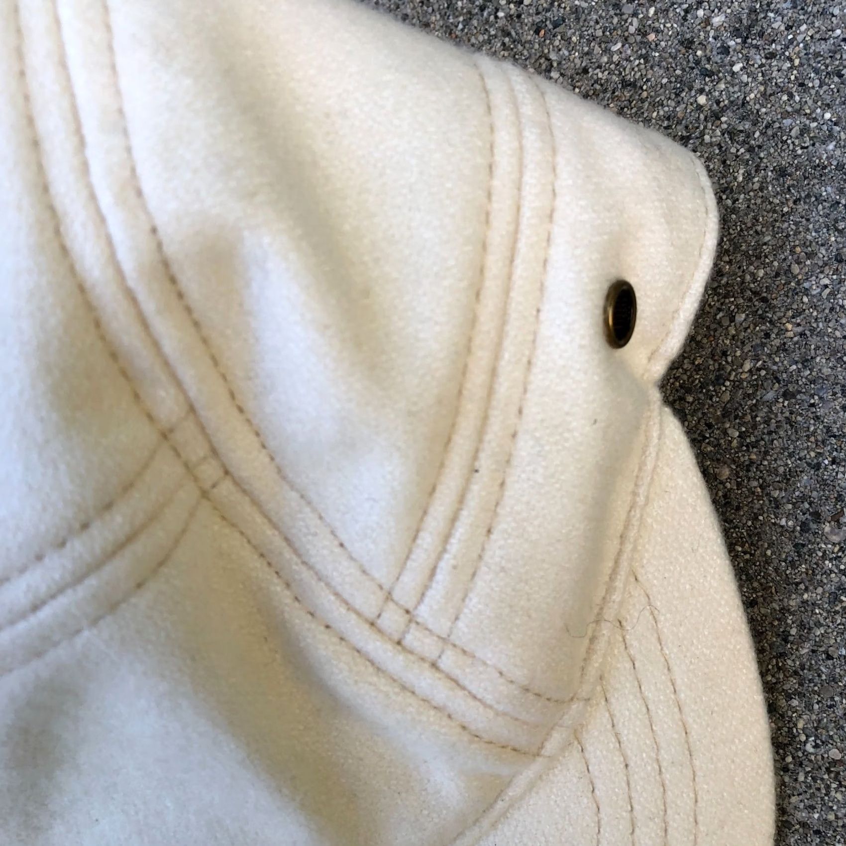 Vintage PISTIL 5 Panel Hat Women's One Size Wool Blend Beige Fuzzy Cap Size ONE SIZE - 6 Thumbnail