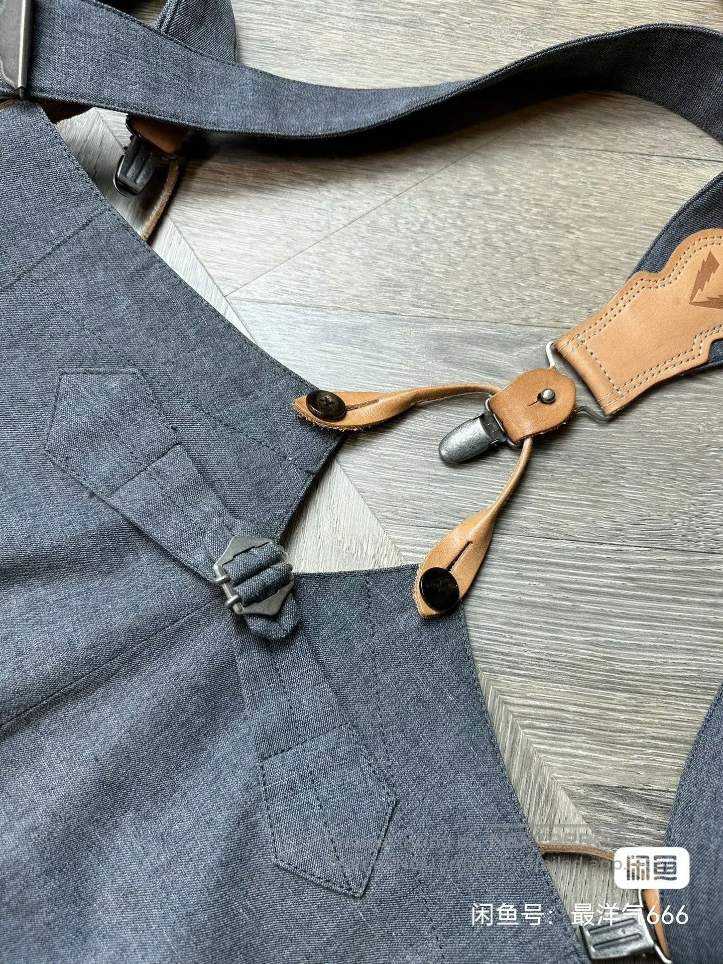 Visvim visvim anton suspender pants in gray. Size US 36 / EU 52 - 4 Thumbnail