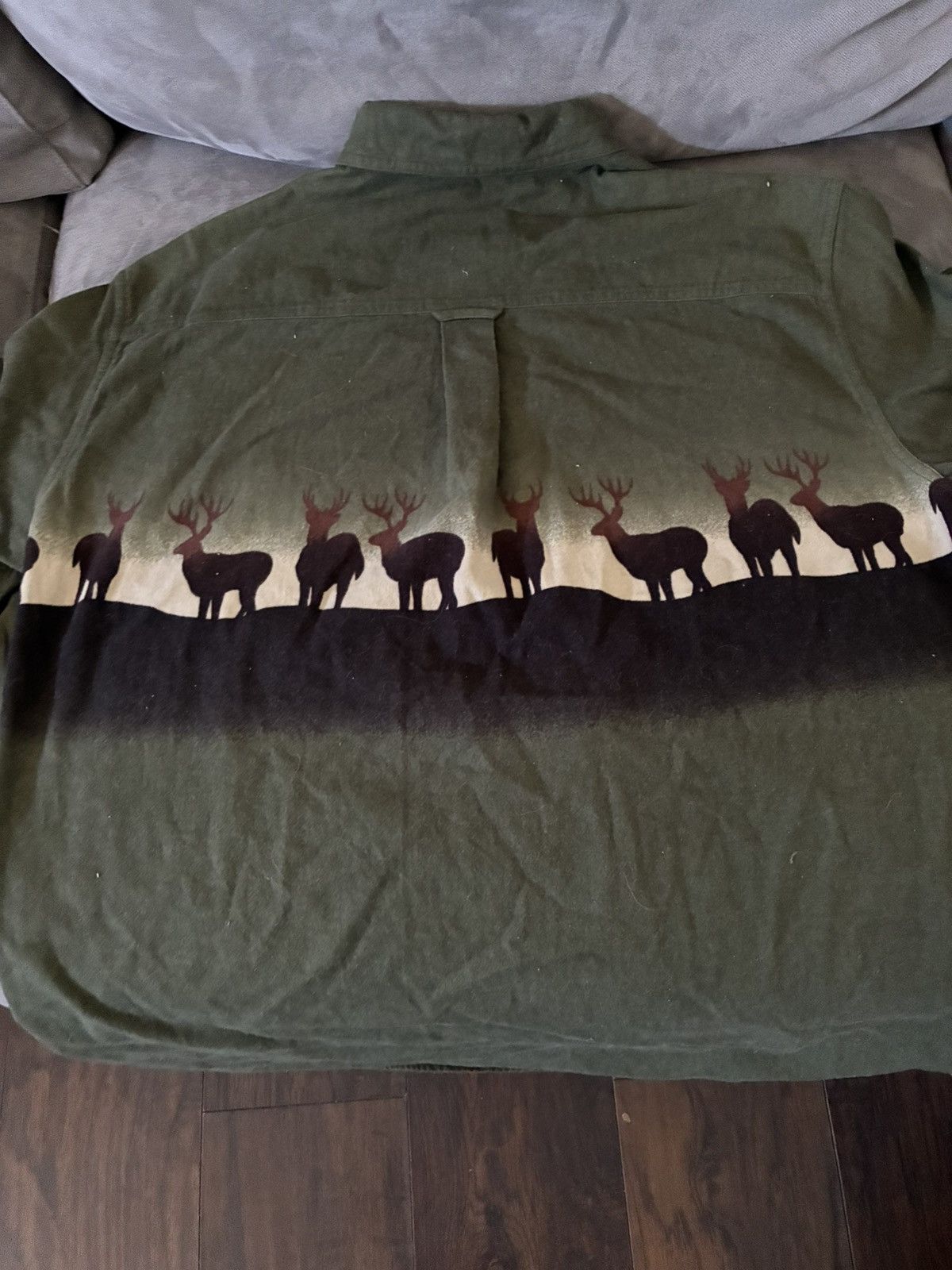 Woolrich Woolen Mills WoolRich Deer Long Sleeve Collared Shirt Size US L / EU 52-54 / 3 - 2 Thumbnail