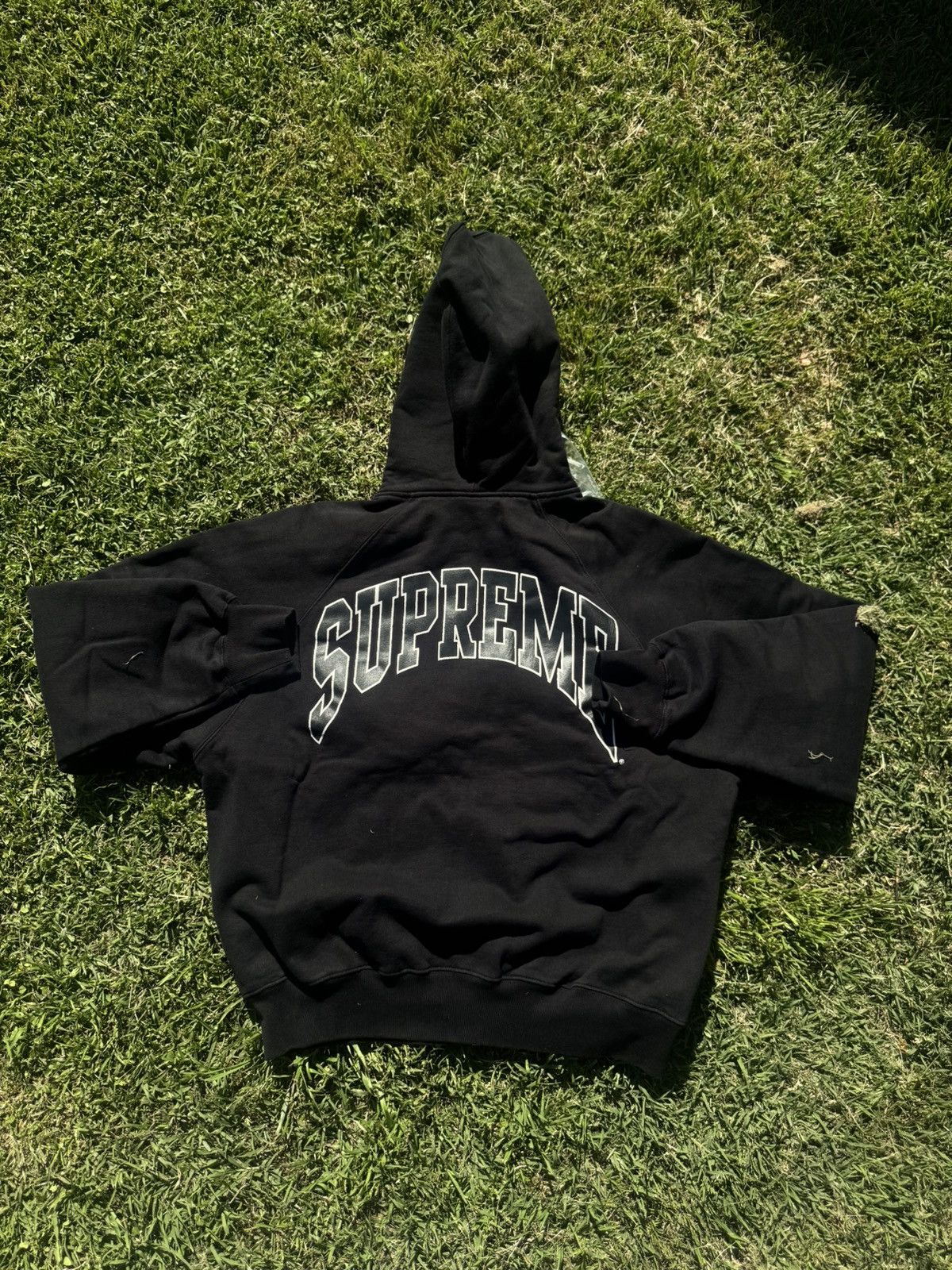 Supreme Supreme Cracked Raglan Zip Up (Size Large) Size US L / EU 52-54 / 3 - 2 Thumbnail