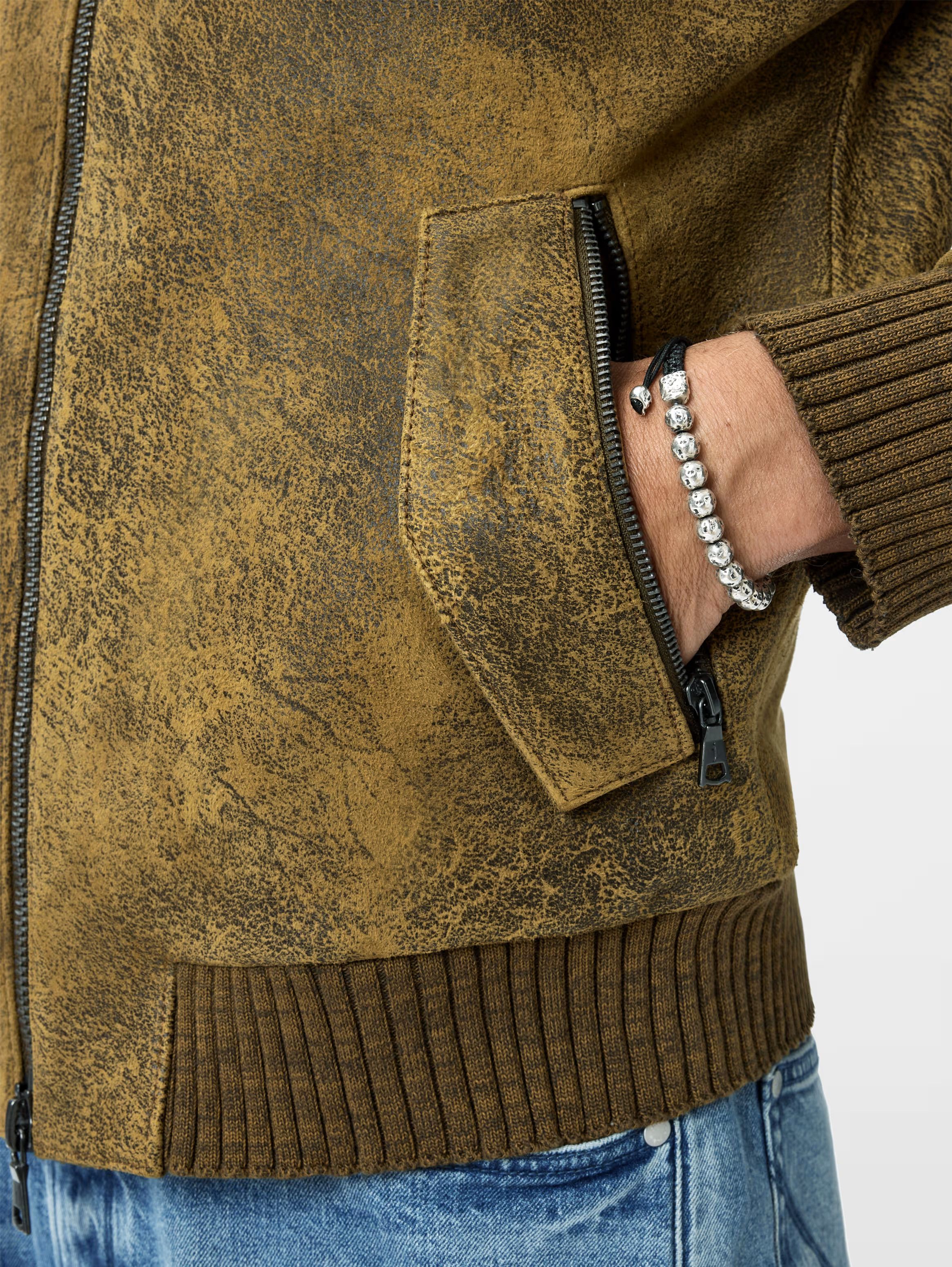 John Varvatos $2,498 JOHN VARVATOS Leather Moto Bomber Jacket Size US M / EU 48-50 / 2 - 16 Thumbnail