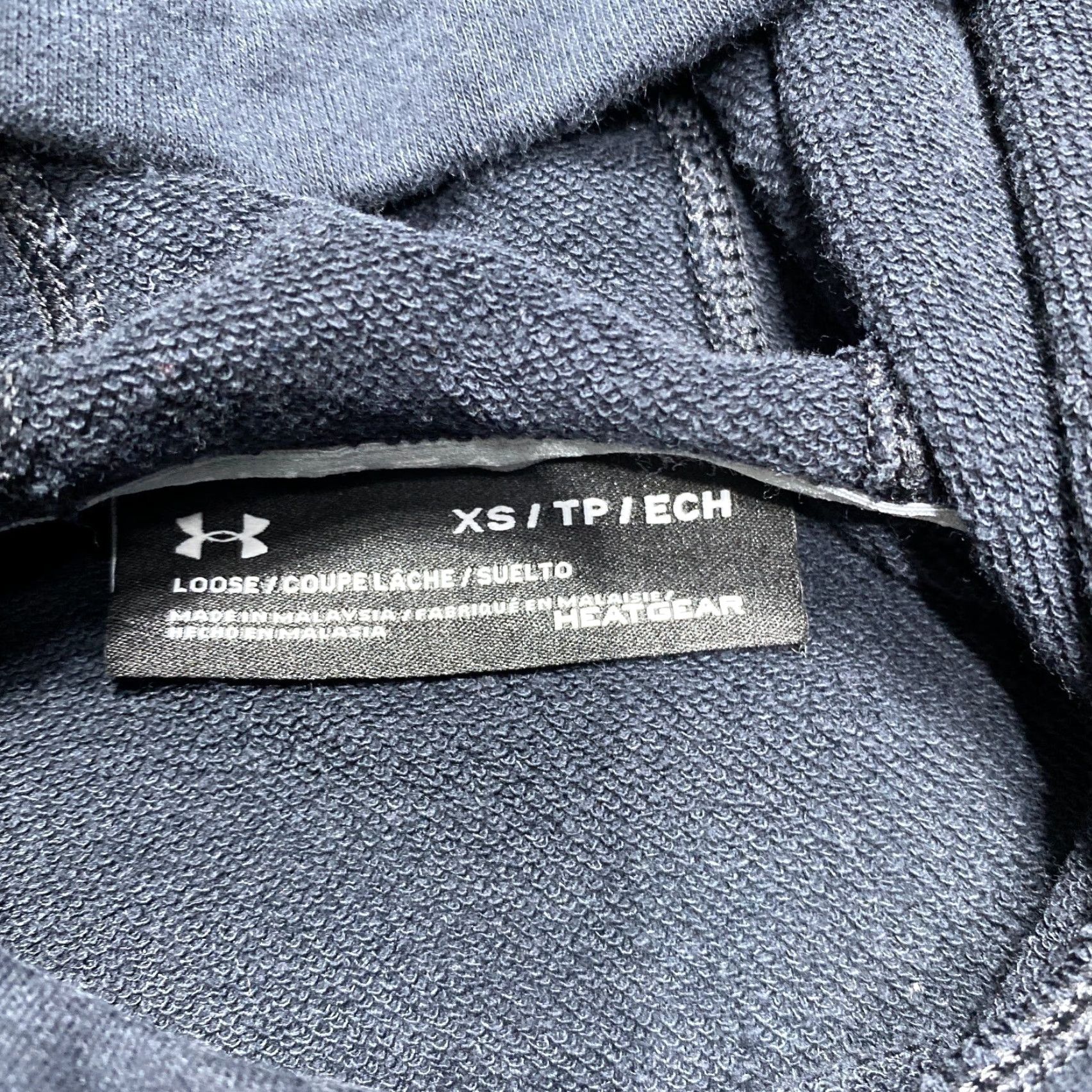Under Armour Under Armour Hoodie Womens XS Black Logo Pullover Sweatshirt Hooded Size XS / US 0-2 / IT 36-38 - 2 Thumbnail