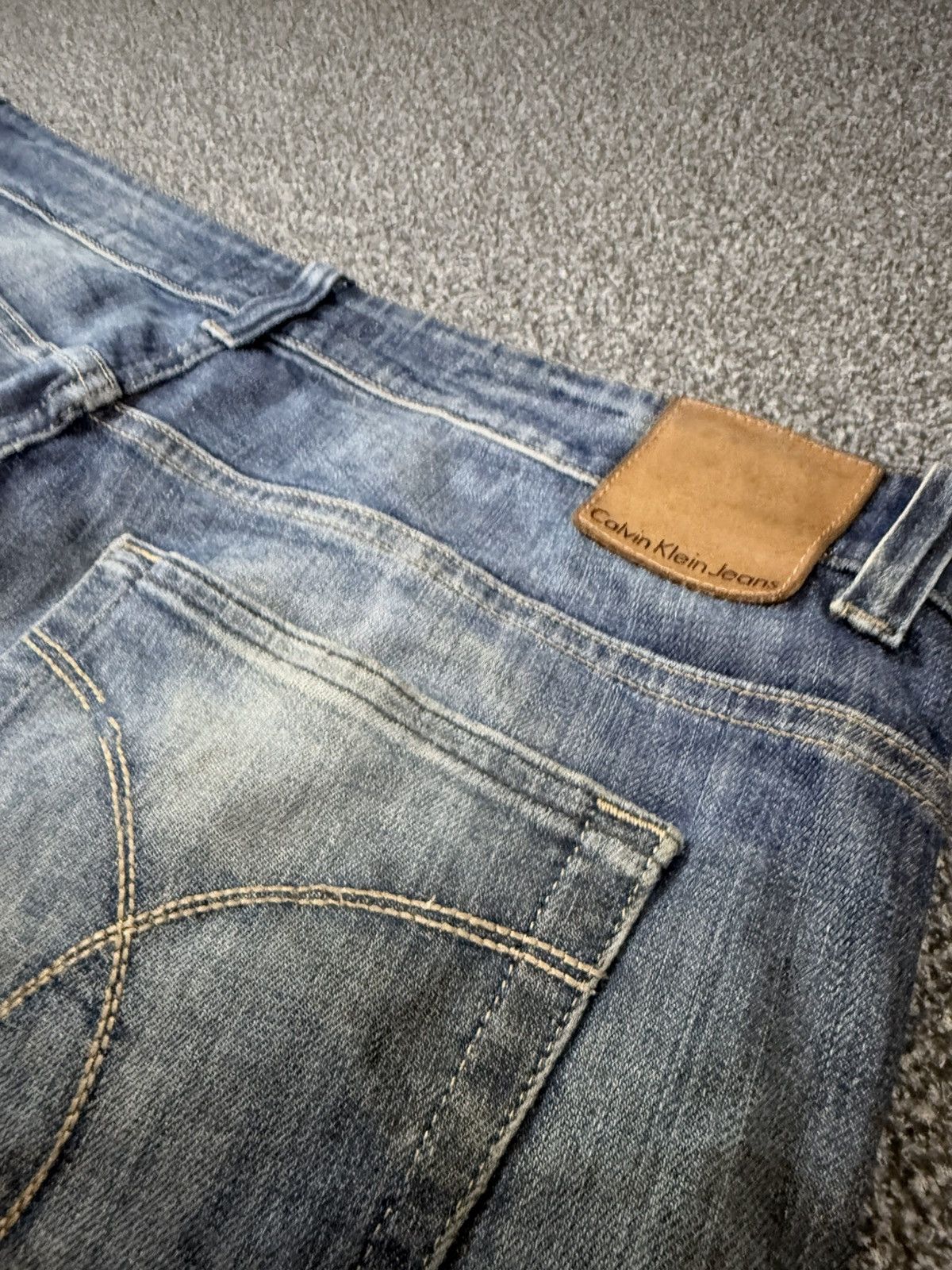 If Six Was Nine Archive Grunge Heavy Faded Dirty Calvin Klein Distressed Size US 36 / EU 52 - 8 Thumbnail