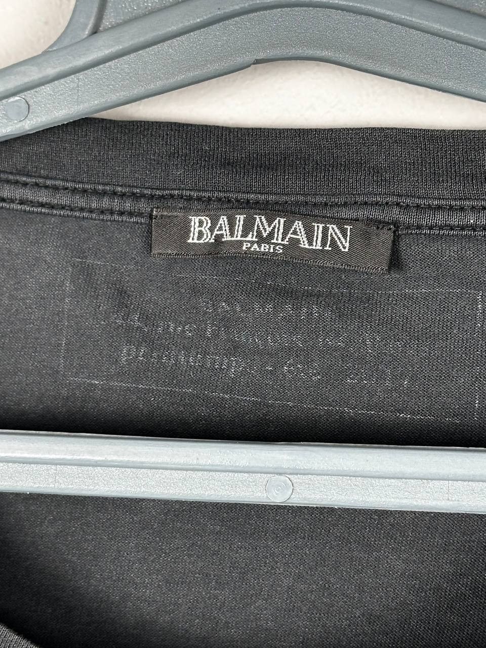 Balmain Balmain Black Classic Logo T-shirt Vintage Size US S / EU 44-46 / 1 - 6 Thumbnail