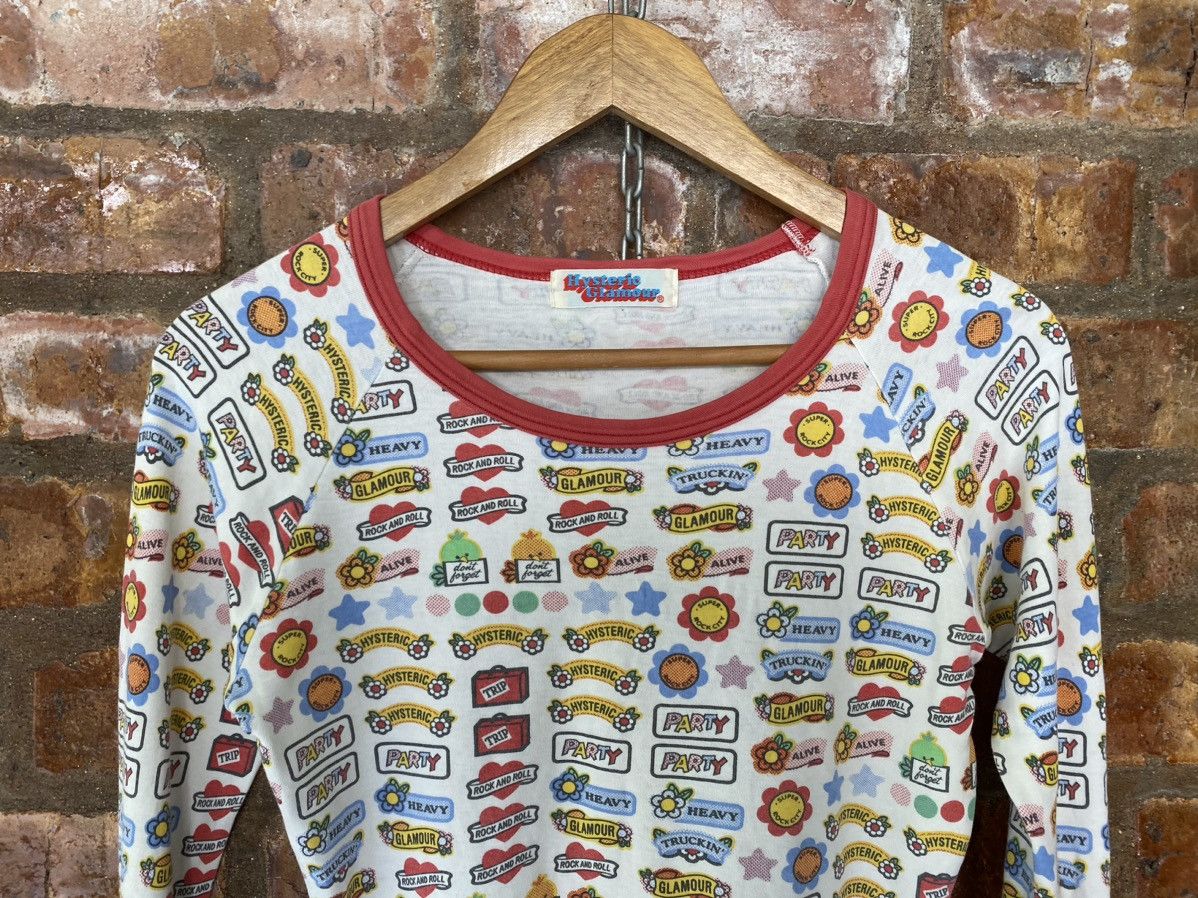 Hysteric Glamour 1990s All pop logo LS Size S / US 4 / IT 40 - 3 Thumbnail