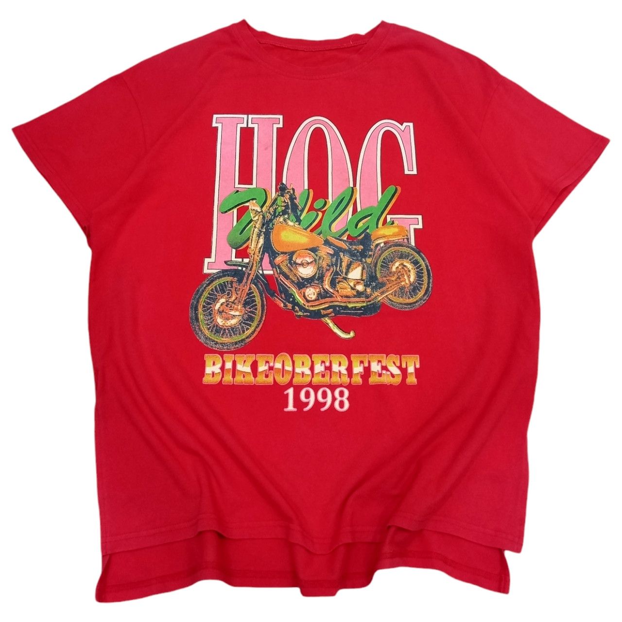 Harley Davidson × Vintage × West Coast Choppers Rare! Vintage '98 Hog Wild Harley Davidson Bikeober Fest Size US XL / EU 56 / 4 - 1 Thumbnail