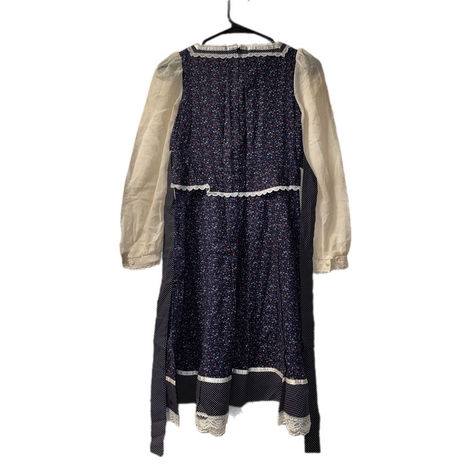 Vintage Vintage 1970’s Gunne Sax Blue & White Floral Dress size 14 Size XL / US 12-14 / IT 48-50 - 2 Thumbnail