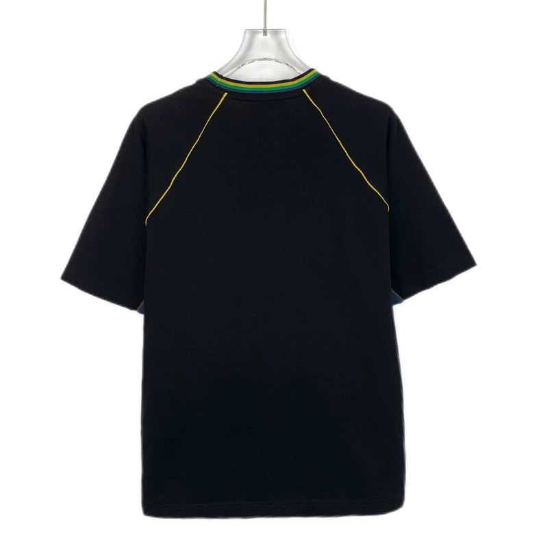 Prada Prada Black logo badge cotton round-neck short-sleeved T-sh Size US S / EU 44-46 / 1 - 2 Thumbnail