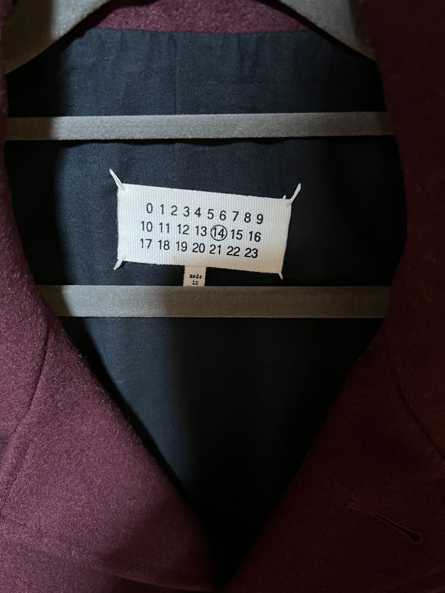Maison Margiela Maison Margiela Wool crimson coat 2501-Nextarrow Size US S / EU 44-46 / 1 - 2 Thumbnail