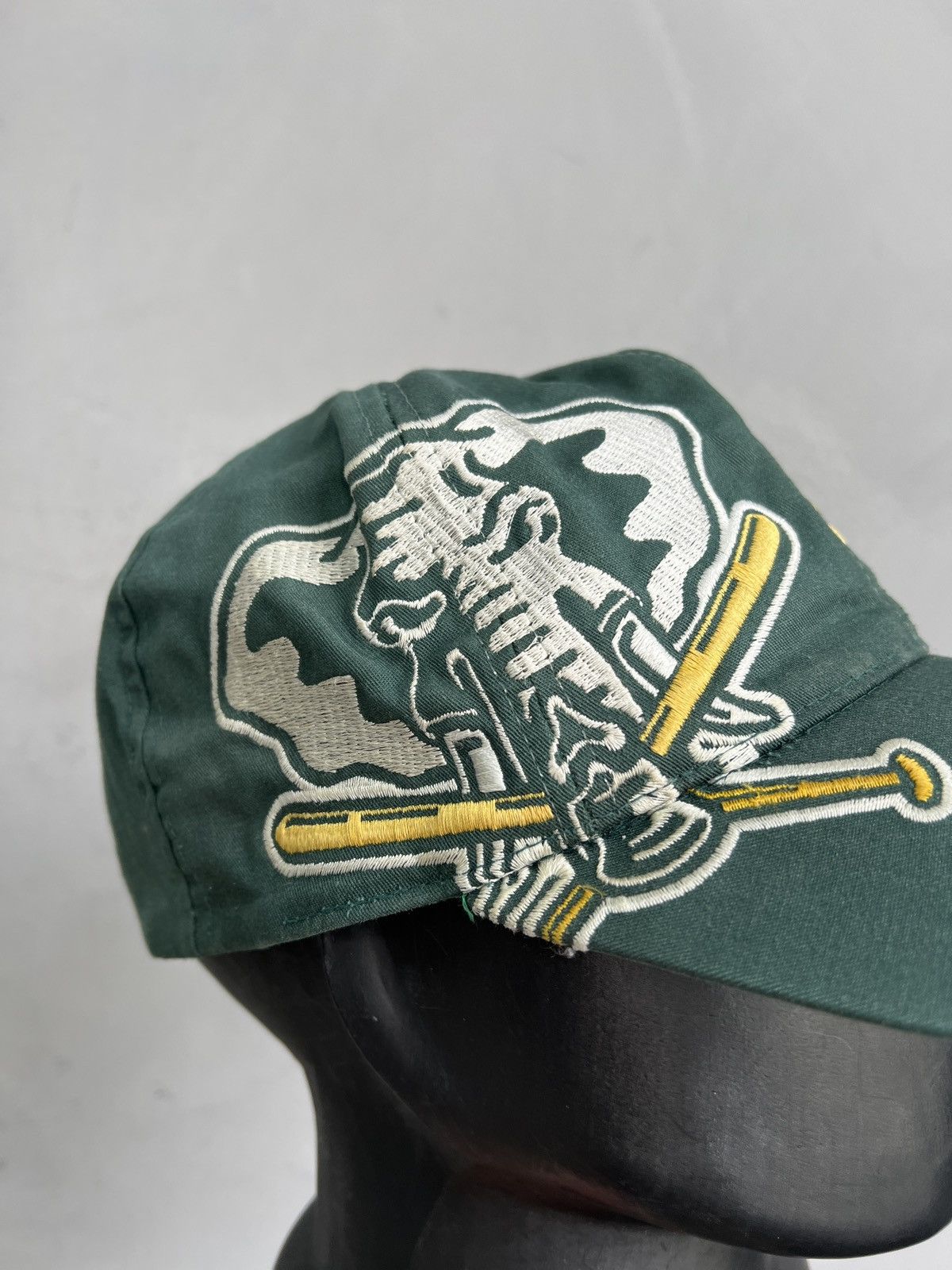 thisisneverthat Vintage 90s big log MLB Oakland Athletics cap y2k Size ONE SIZE - 4 Thumbnail