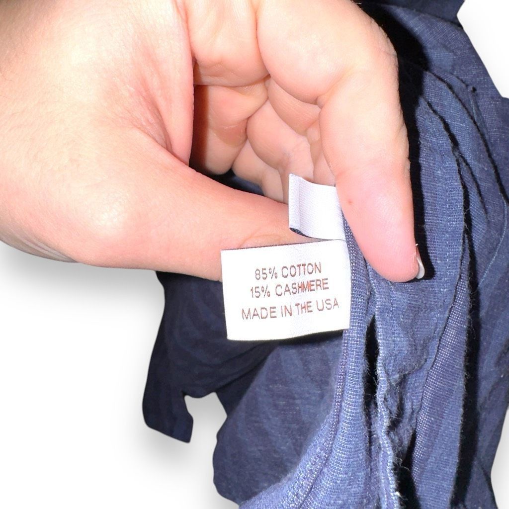 Other Portland Dry Goods Navy Striped S/S Cotton & Cashmere Guayab Size US M / EU 48-50 / 2 - 8 Thumbnail
