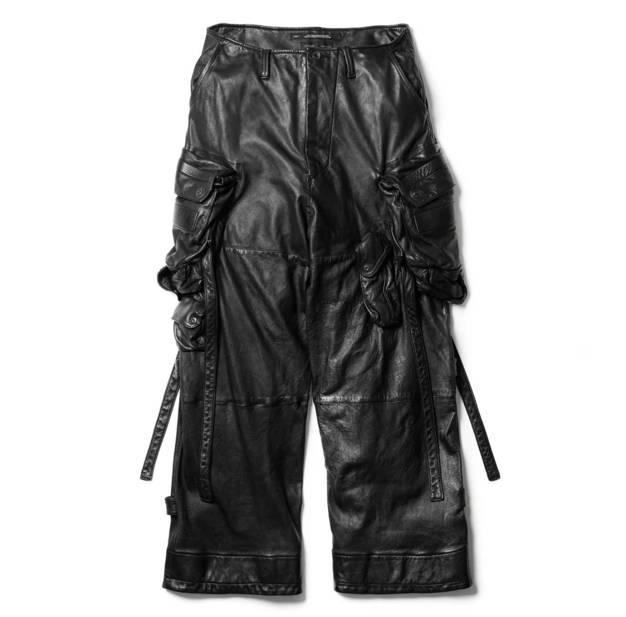 Julius Julius Leather Wide Gas Mask Cargo Pants Size US 34 / EU 50 - 14 Thumbnail