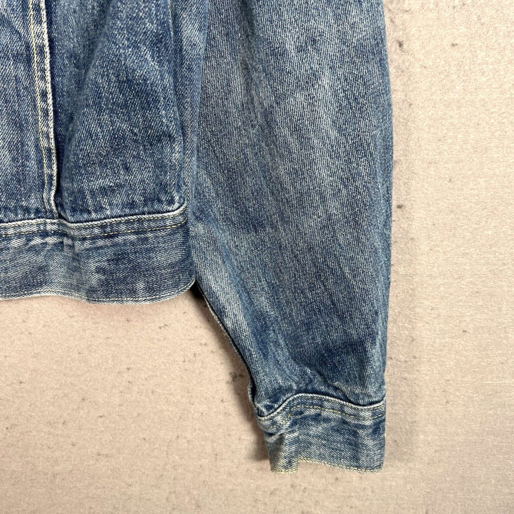 Lee VINTAGE Lee Denim Trucker Jacket Adult Small Blue Wash USA Men’s 70s Fashion Size US S / EU 44-46 / 1 - 6 Thumbnail