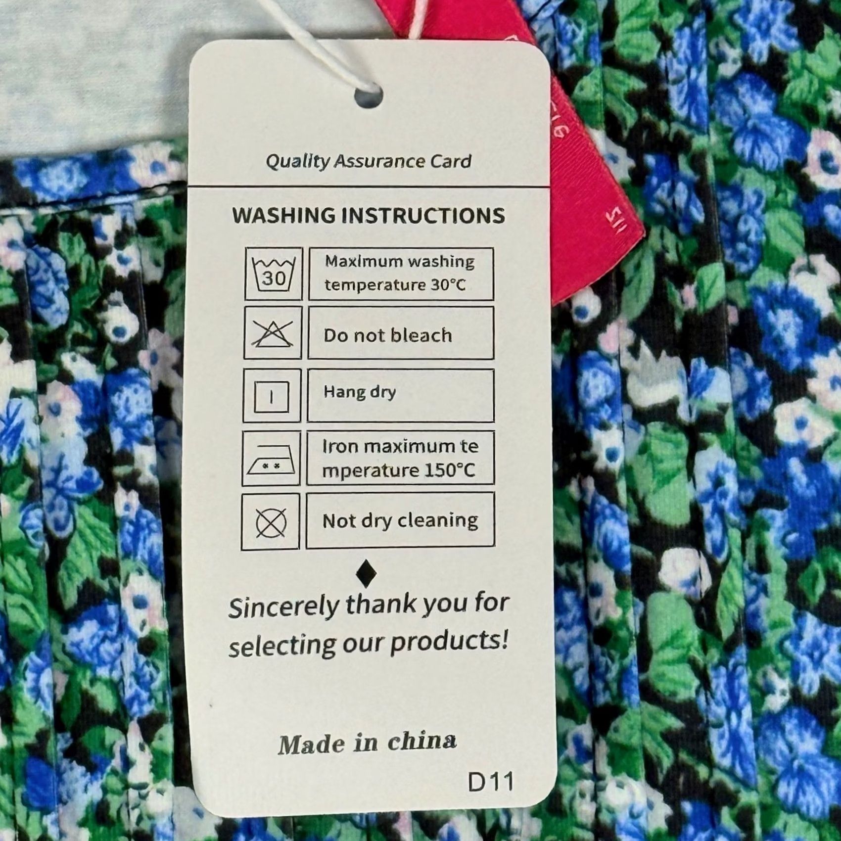 Vintage Licemere Floral Print Blue Green Pink Long Sleeve Tunic Top Womens Casual Office Size L / US 10 / IT 46 - 6 Thumbnail