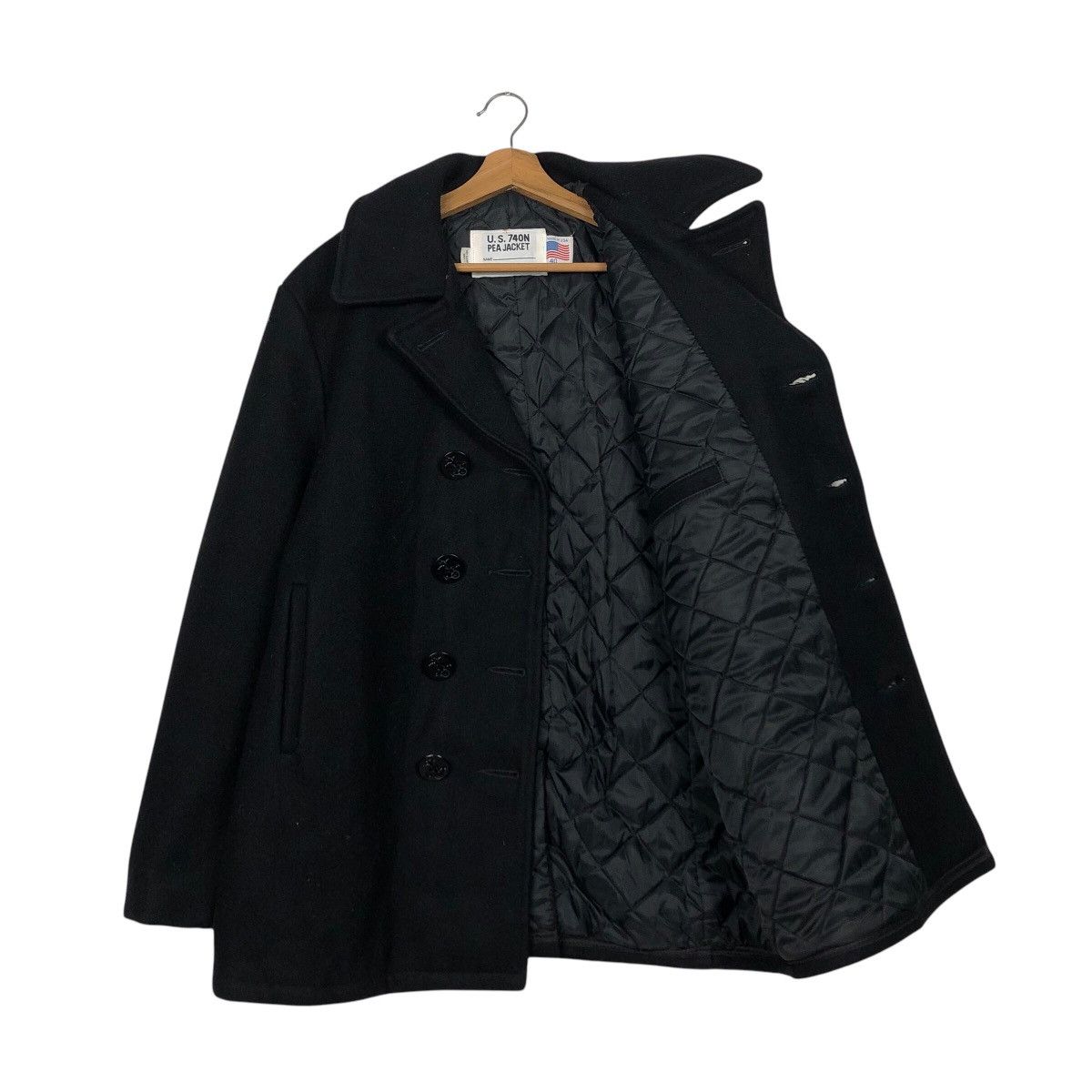 Schott 📌Vintage Wool Pea Jacket US 740N Schott Made in Usa Size US M / EU 48-50 / 2 - 12 Thumbnail