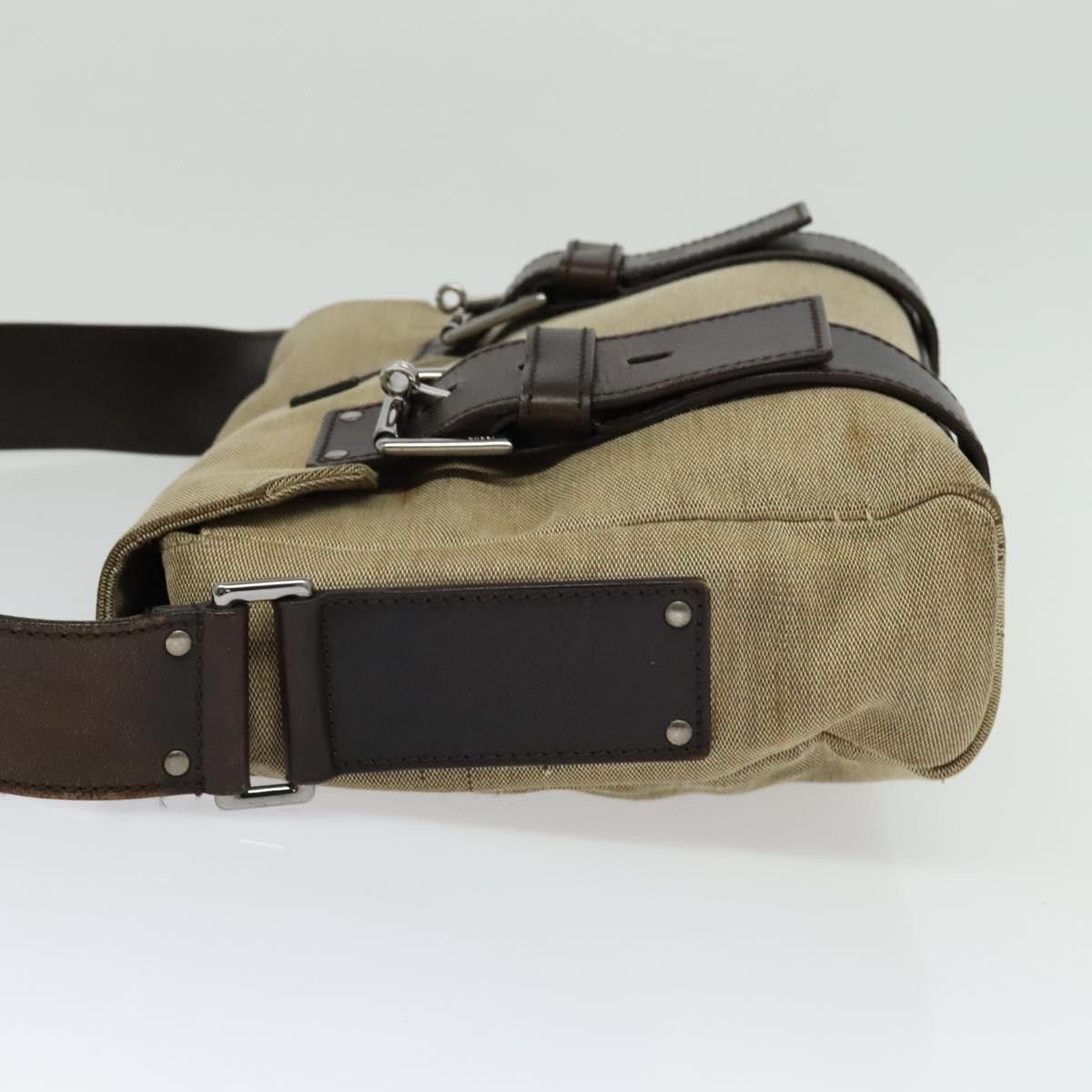 Gucci GUCCI Shoulder Bag Canvas Beige Silver Size ONE SIZE - 4 Thumbnail