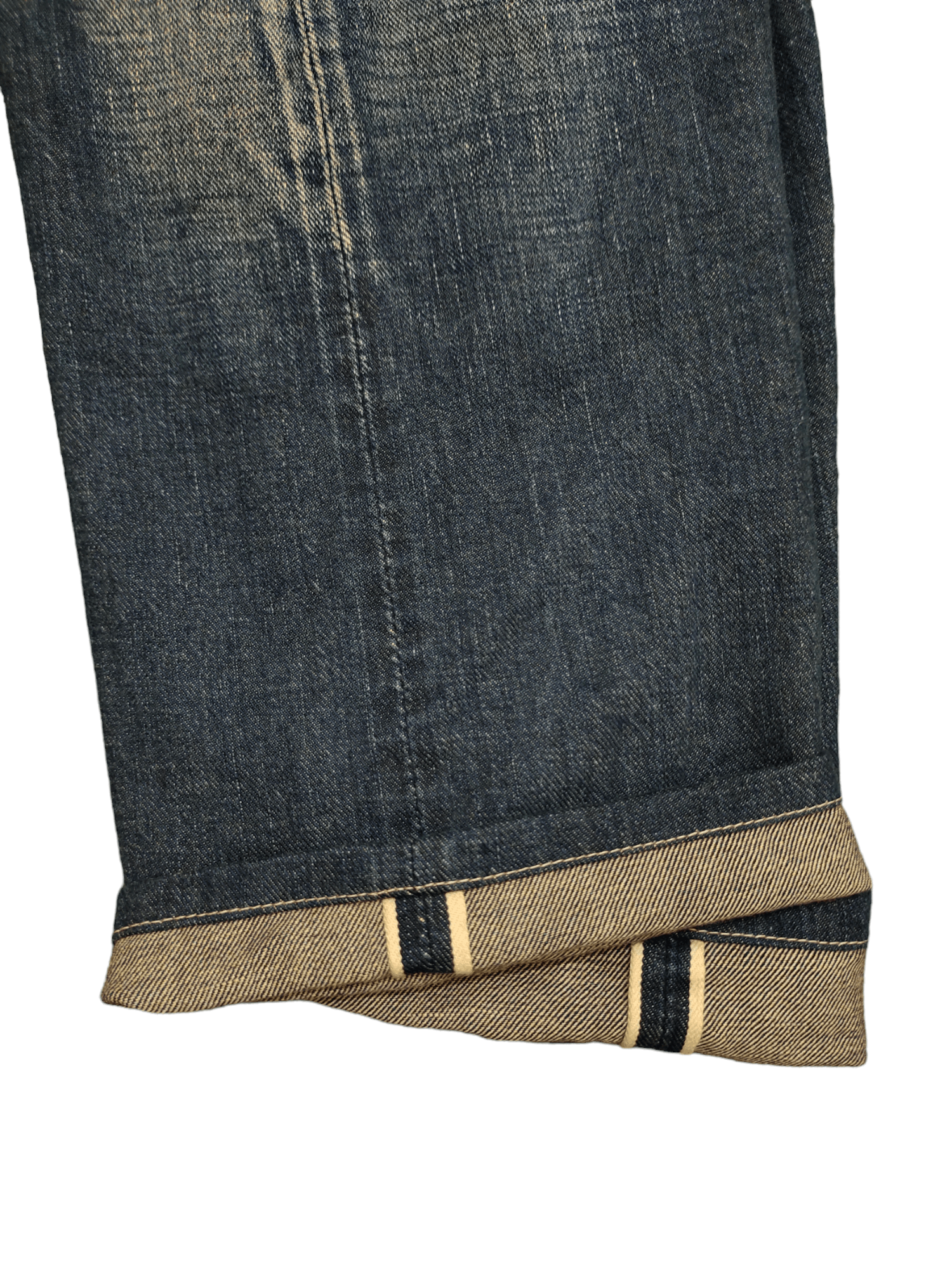 Number (N)ine × Undercover 1990s Jonhbull Spiral Cut Selvedge Denim Pants Redline Size US 29 - 18 Thumbnail
