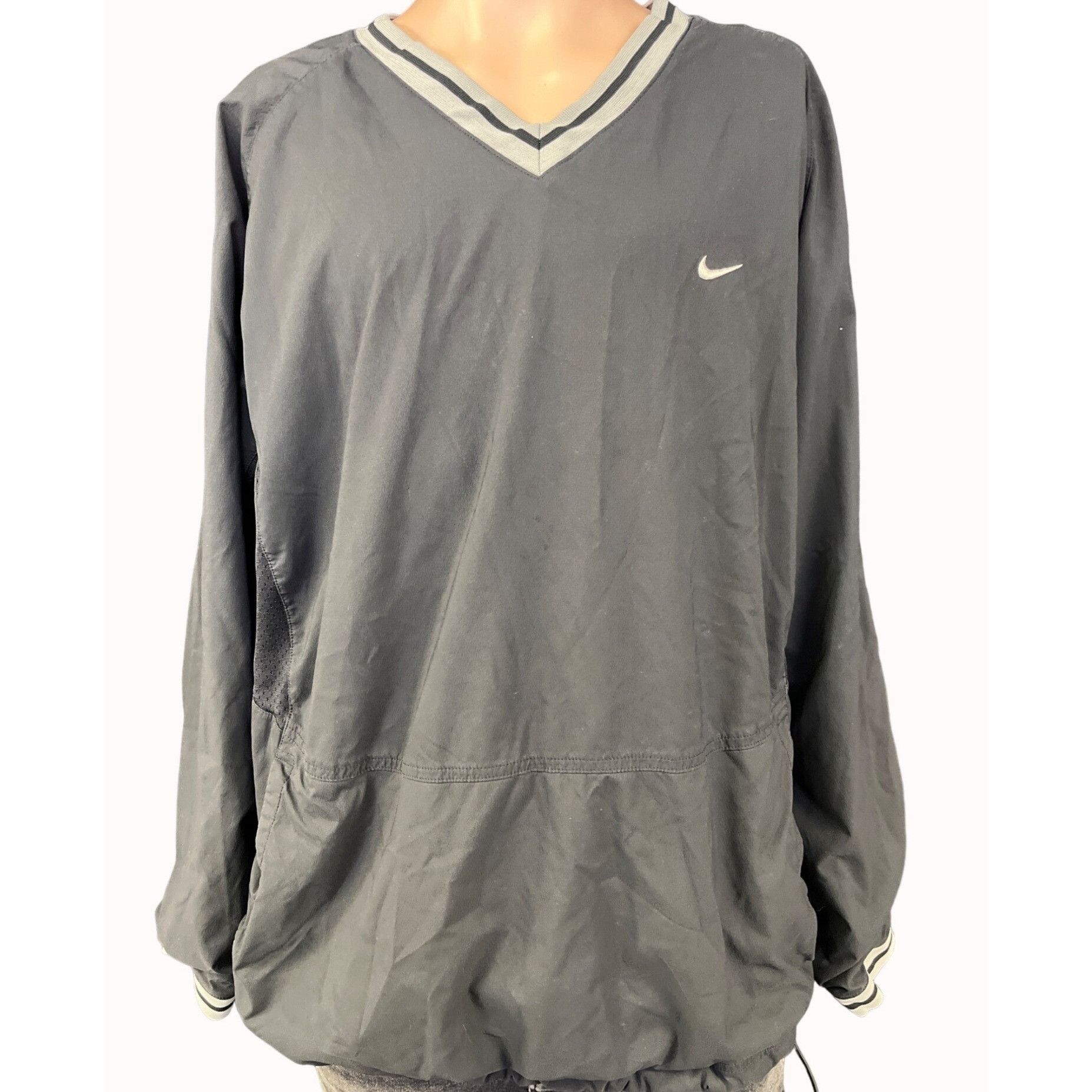 Nike Nike Team Dri-Fit Men's Black Pullover Sweater/Windbreaker S Size US L / EU 52-54 / 3 - 1 Thumbnail