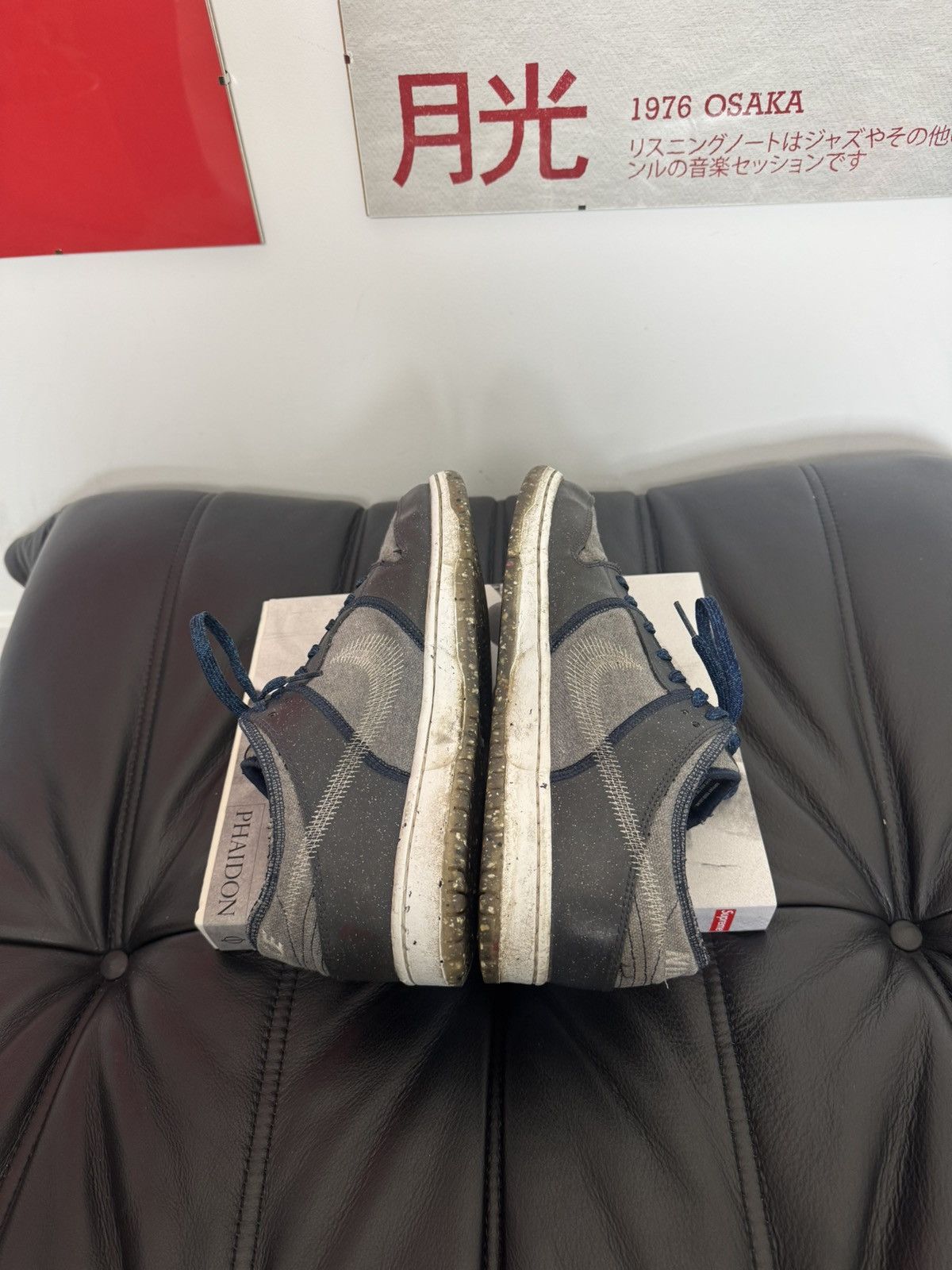 Nike Nike Sb Dunk Low Crater Dark Navy Grey Skate Streetwear Size US 10 / EU 43 - 5 Thumbnail