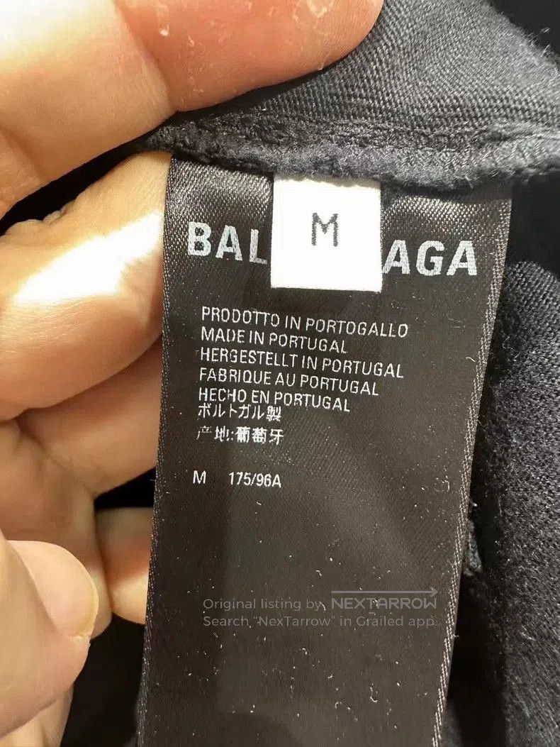 Balenciaga Balenciaga Distressed Double B Short Sleeve Tee. Size US M / EU 48-50 / 2 - 4 Thumbnail